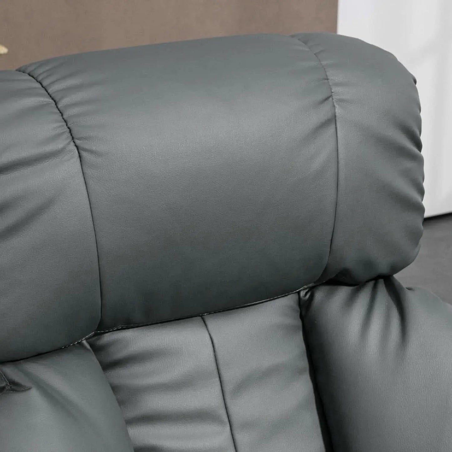 Gray 360 Degree Swivel Massage Recliner Chair With Ottoman from PriceLows™