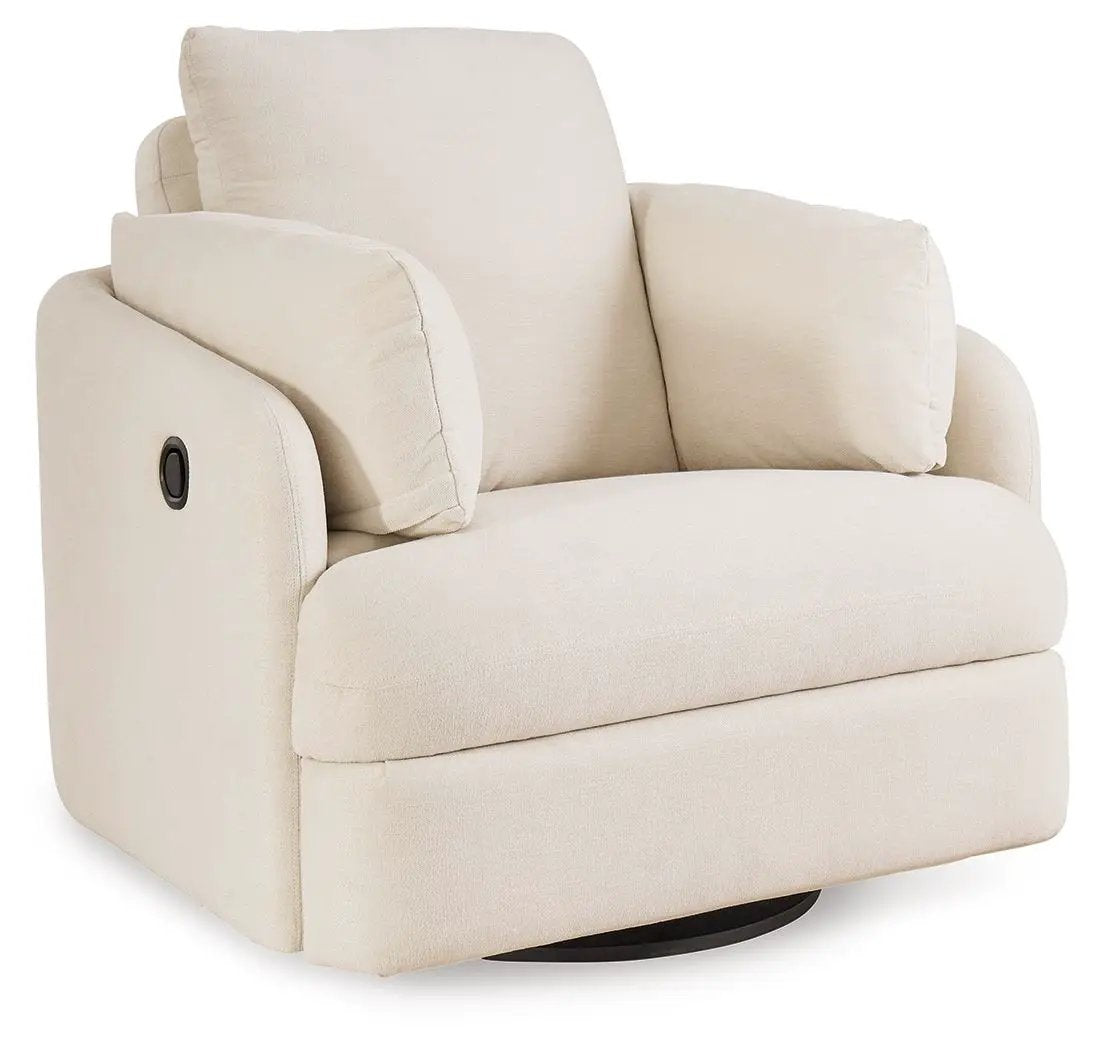 Modmax Swivel Glider Recliner | Cool Contemporary Look | Low-Maintenance Lounging | 41.38 Inch Length