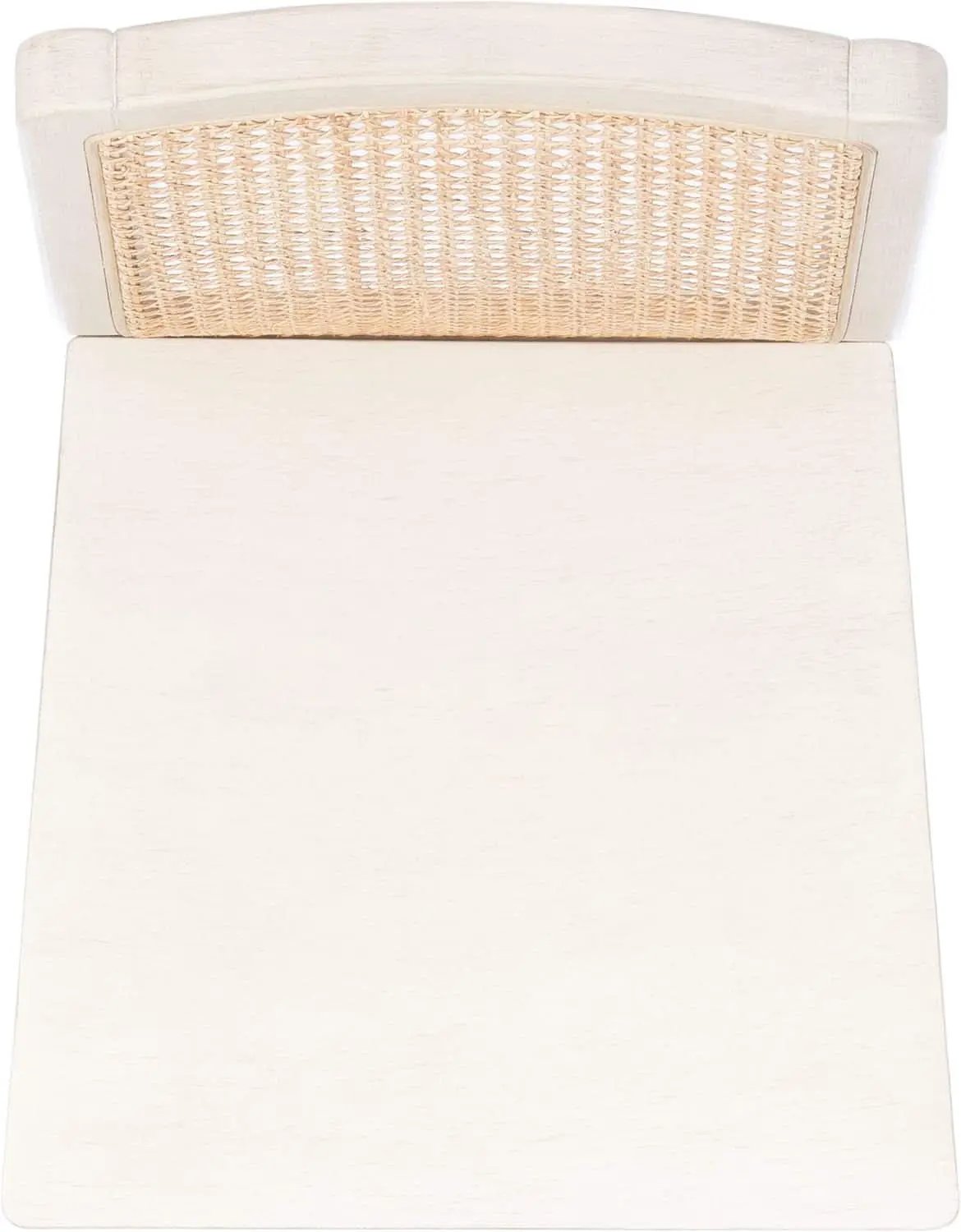 Coastal White And Natural Rattan Dining Chair Set Of 2 from PriceLows™