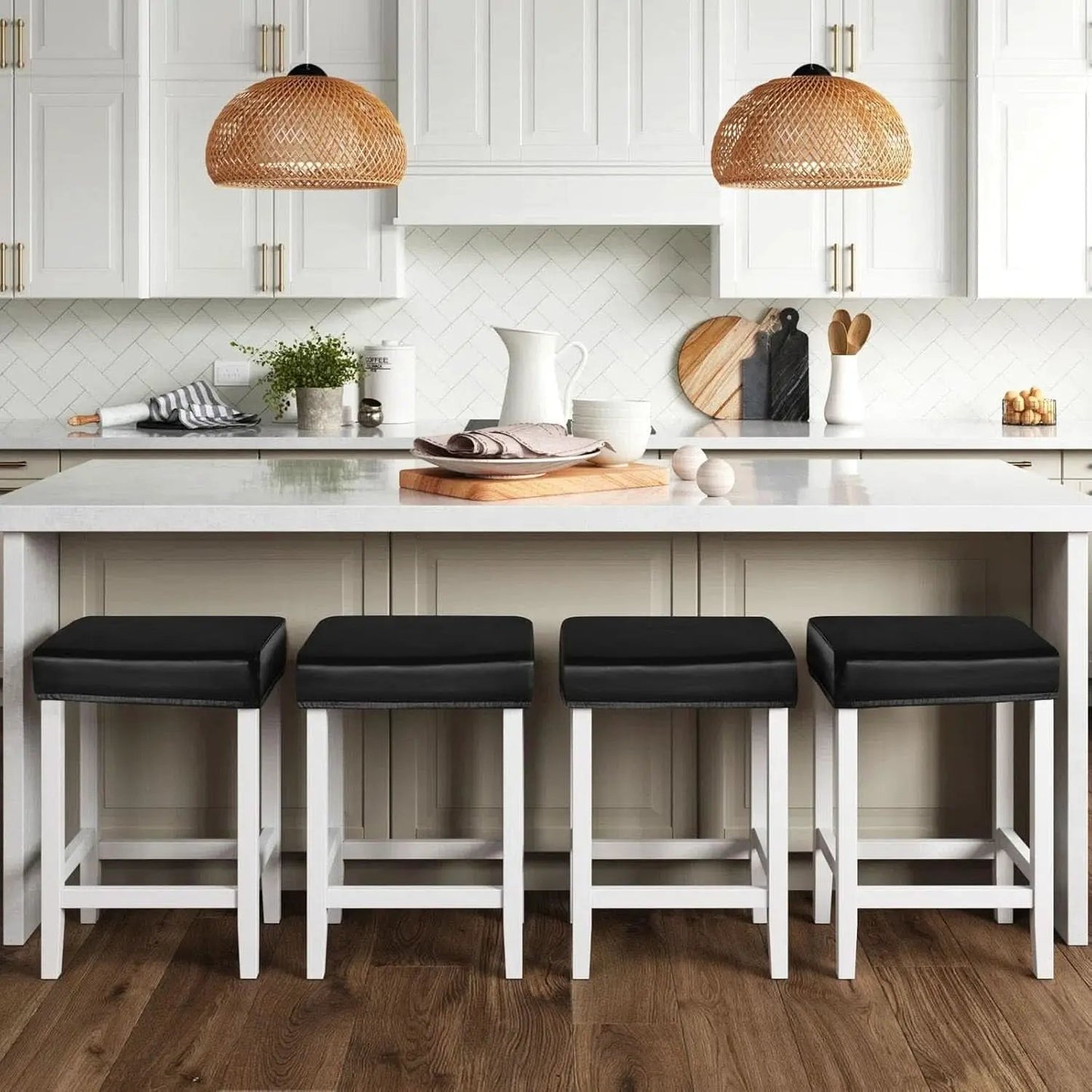Rectangular Bar Stool Covers 4 Pack Stretch Waterproof from PriceLows™