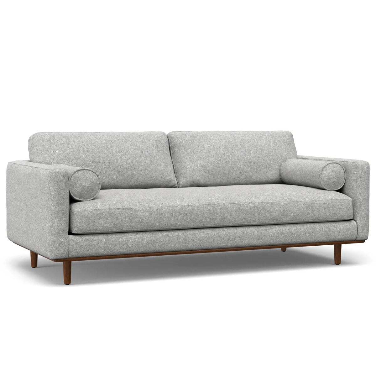 Morrison Upholstered Sofa | Recycled Blend Fabric | Single Bench Seat Cushion | 72 Inch Length