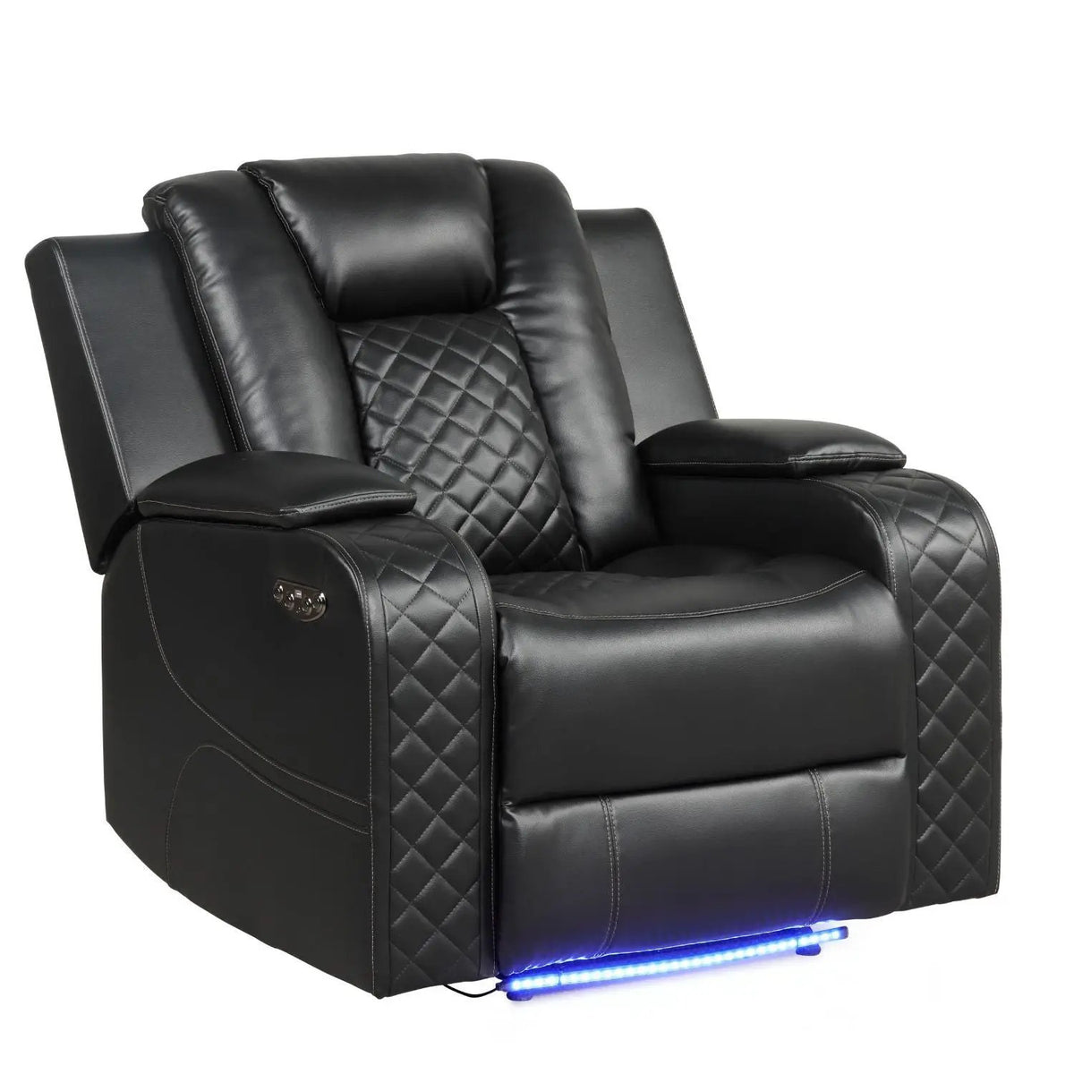 Power Recliner Chair | LED Lighting | USB Ports | Cup Holders