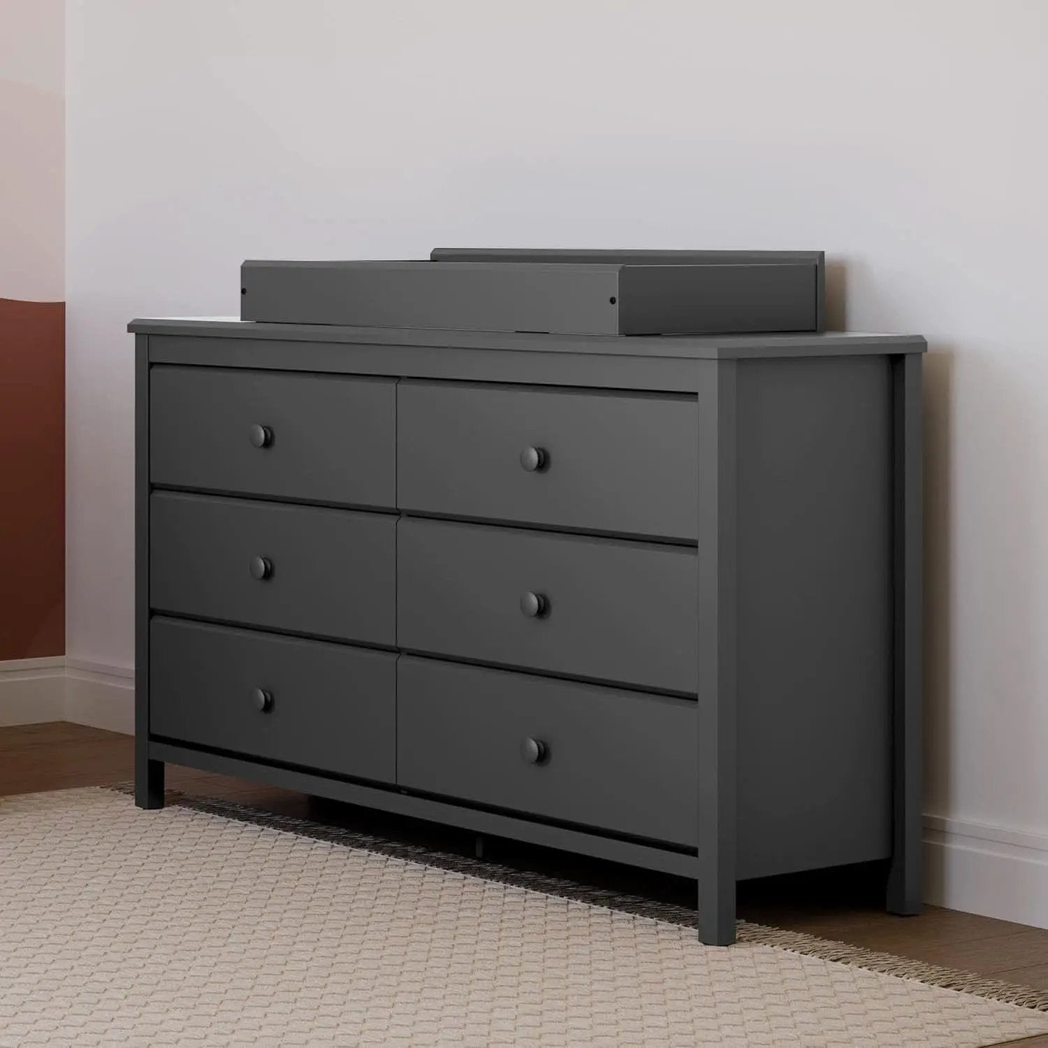 Alpine Gray 6 Drawer Dresser GREENGUARD Gold Certified from PriceLows™