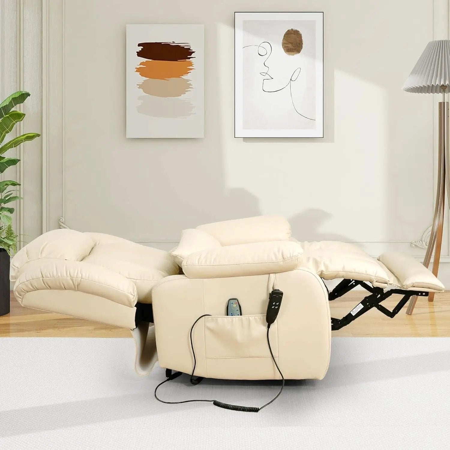 Large Reclining Lift Chair With Dual Motor Massage from PriceLows™