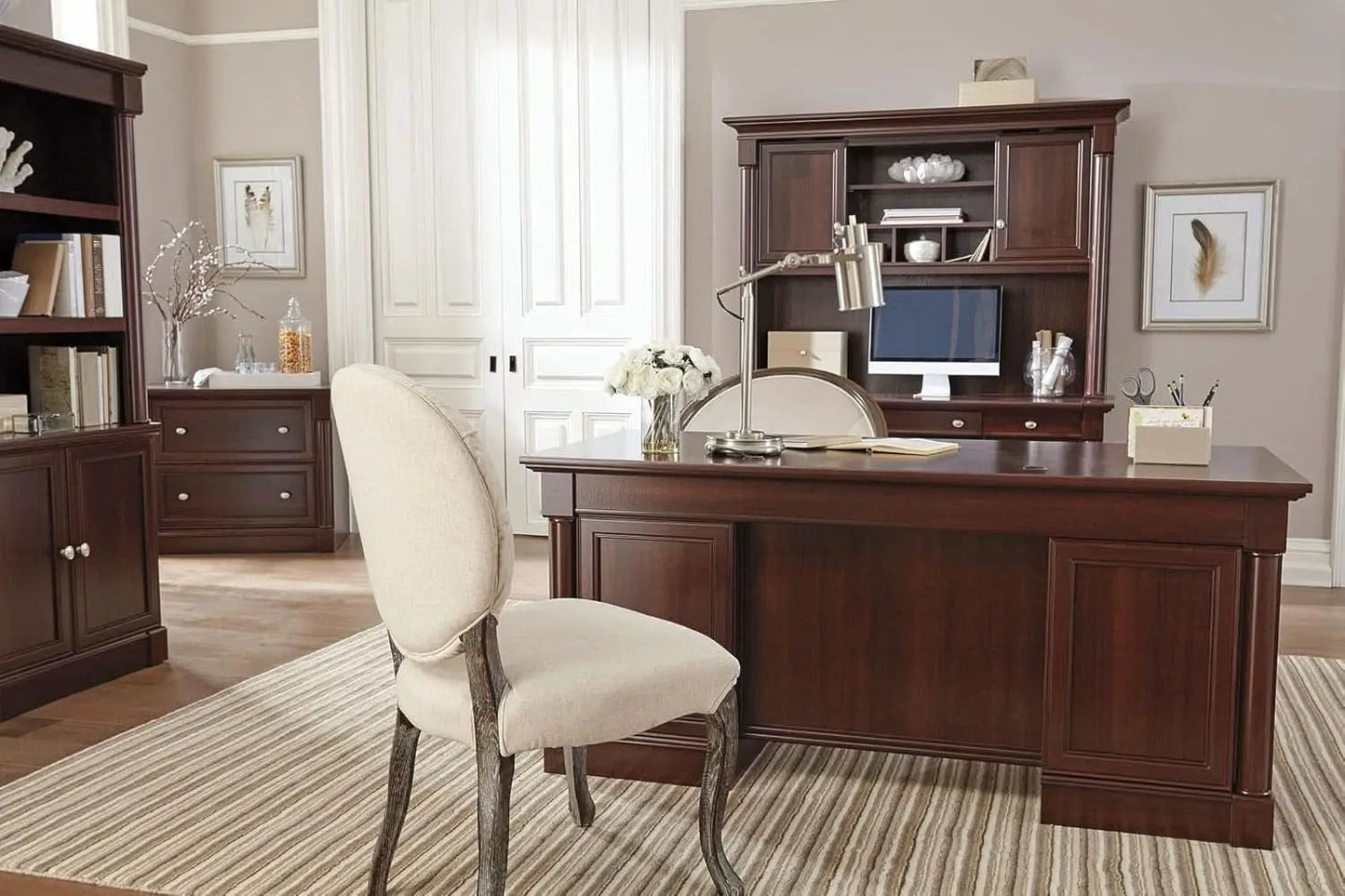 Palladia Lateral File Cabinet 36.81in L Select Cherry from PriceLows™
