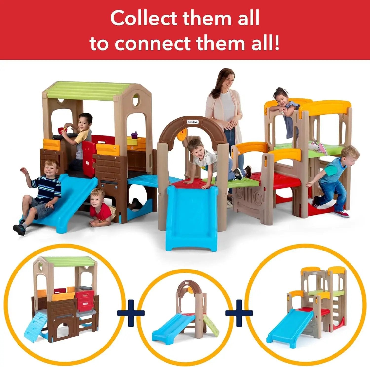Discovery Playhouse For Kids Indoor Outdoor Climbing from PriceLows™