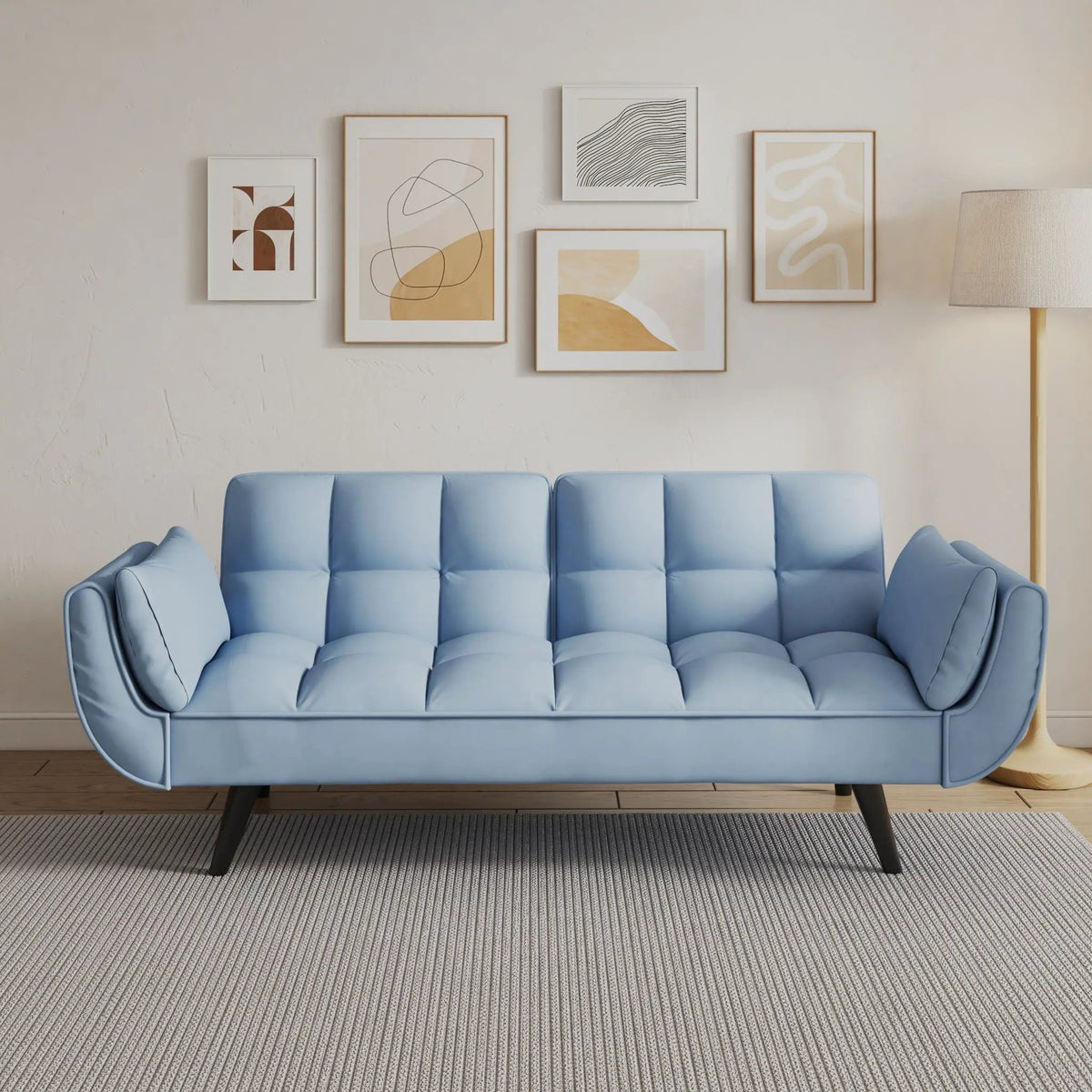 Convertible Sofa | Two Seater | Adjustable Back | Compact