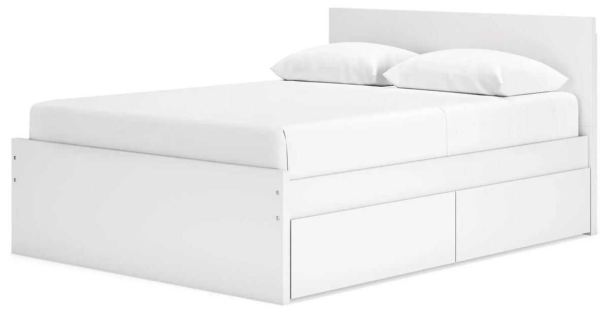 Onita Panel Platform Bed | Minimal Design | Ultra-Clean Lines | Easy-Elegant Solid Finish