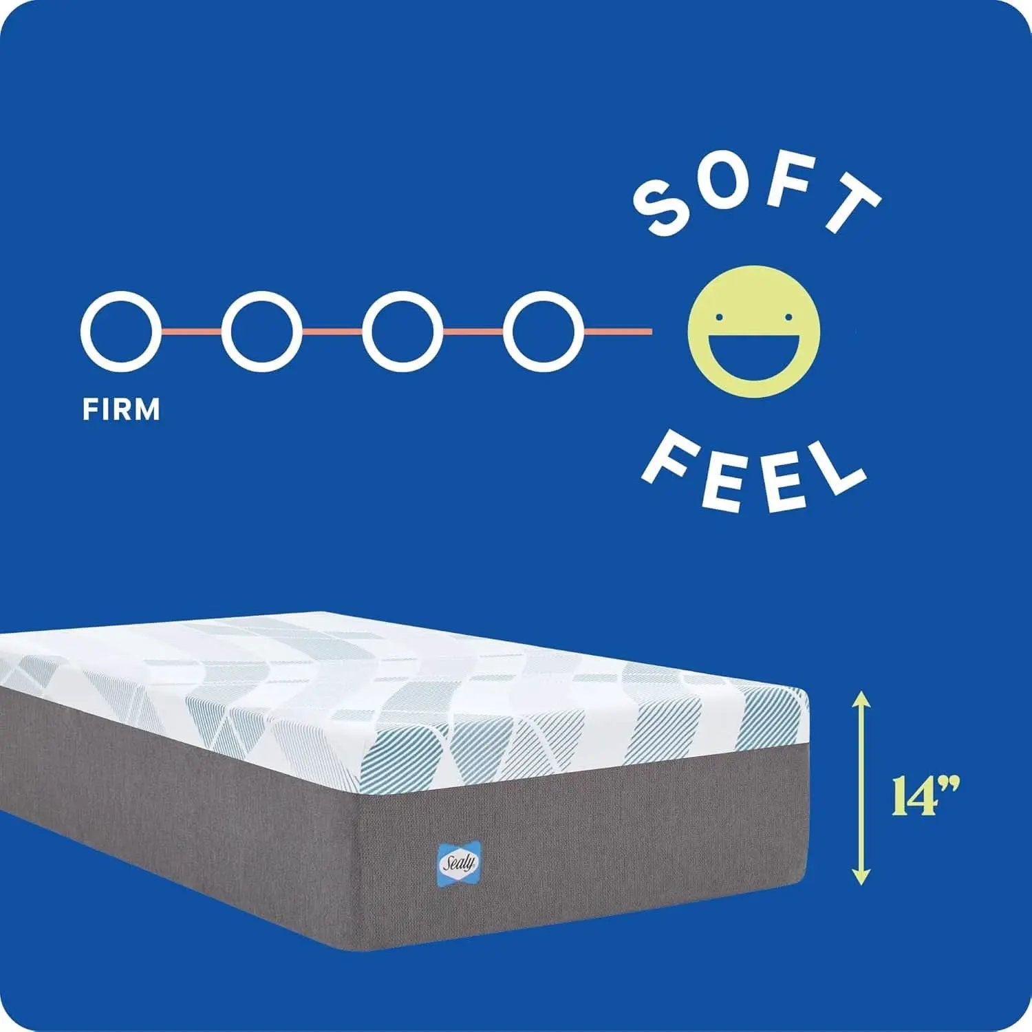 Queen Gel Memory Foam Mattress Machine Washable Cover from PriceLows™