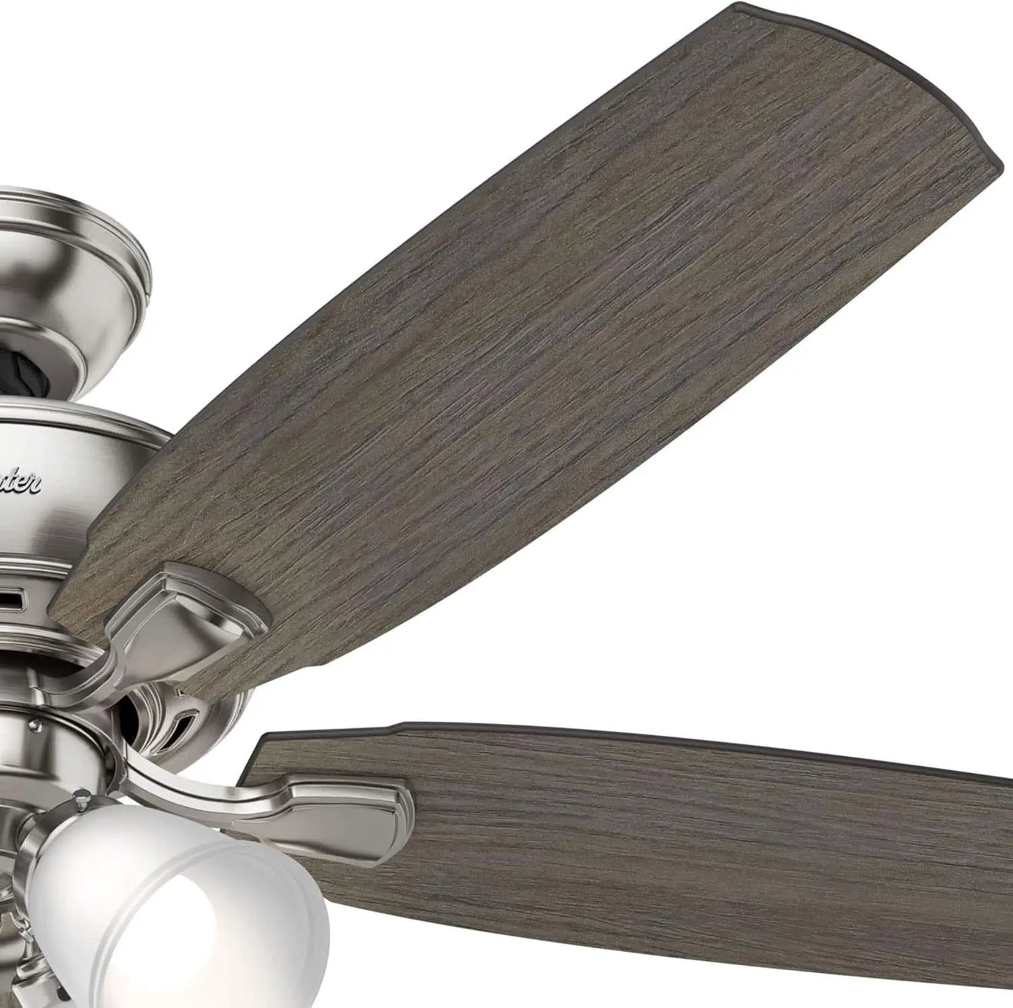 52 Inch Indoor Ceiling Fan With LED Lighting Brushed Nickel from PriceLows™