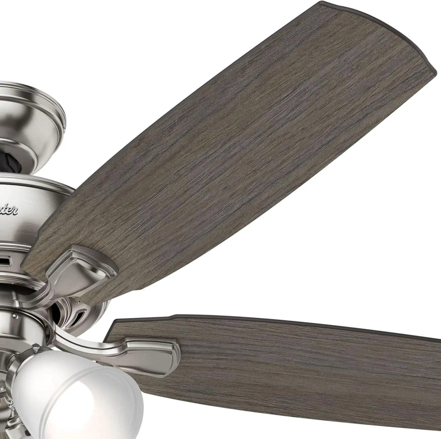 52 Inch Indoor Ceiling Fan With LED Lighting Brushed Nickel from PriceLows™
