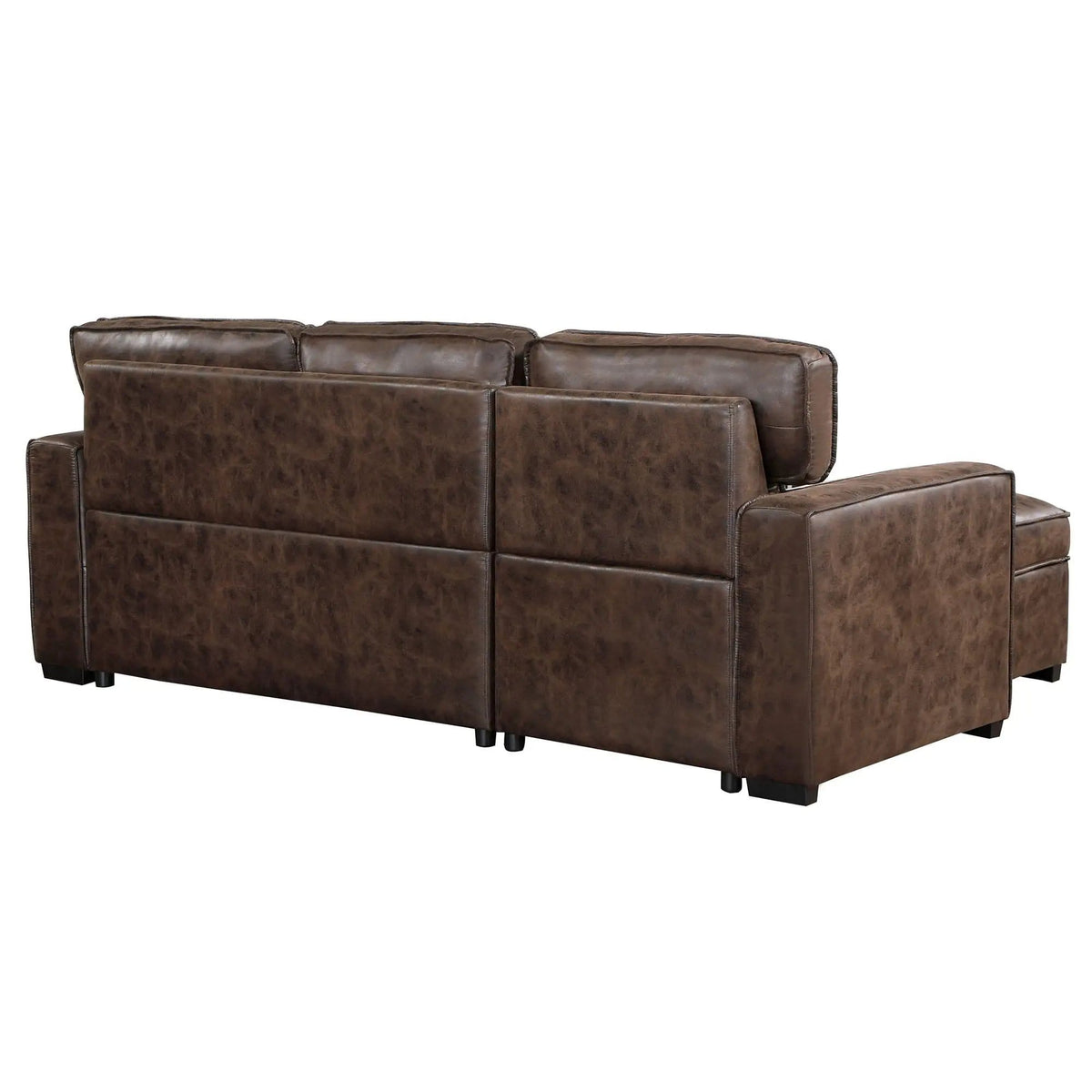 Territory Pull Out Sofa Bed Sleeper Sectional | 3 Pieces | Fabric | Bedroom