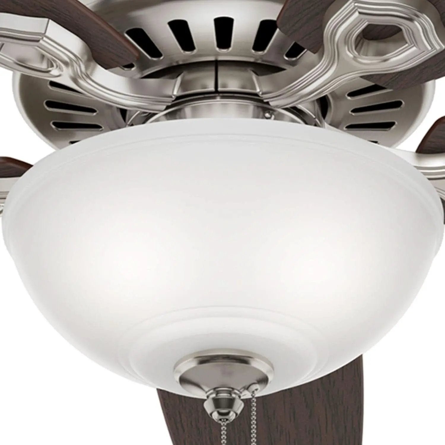 Builder Deluxe 52 Inch Brushed Nickel Indoor Ceiling Fan from PriceLows™