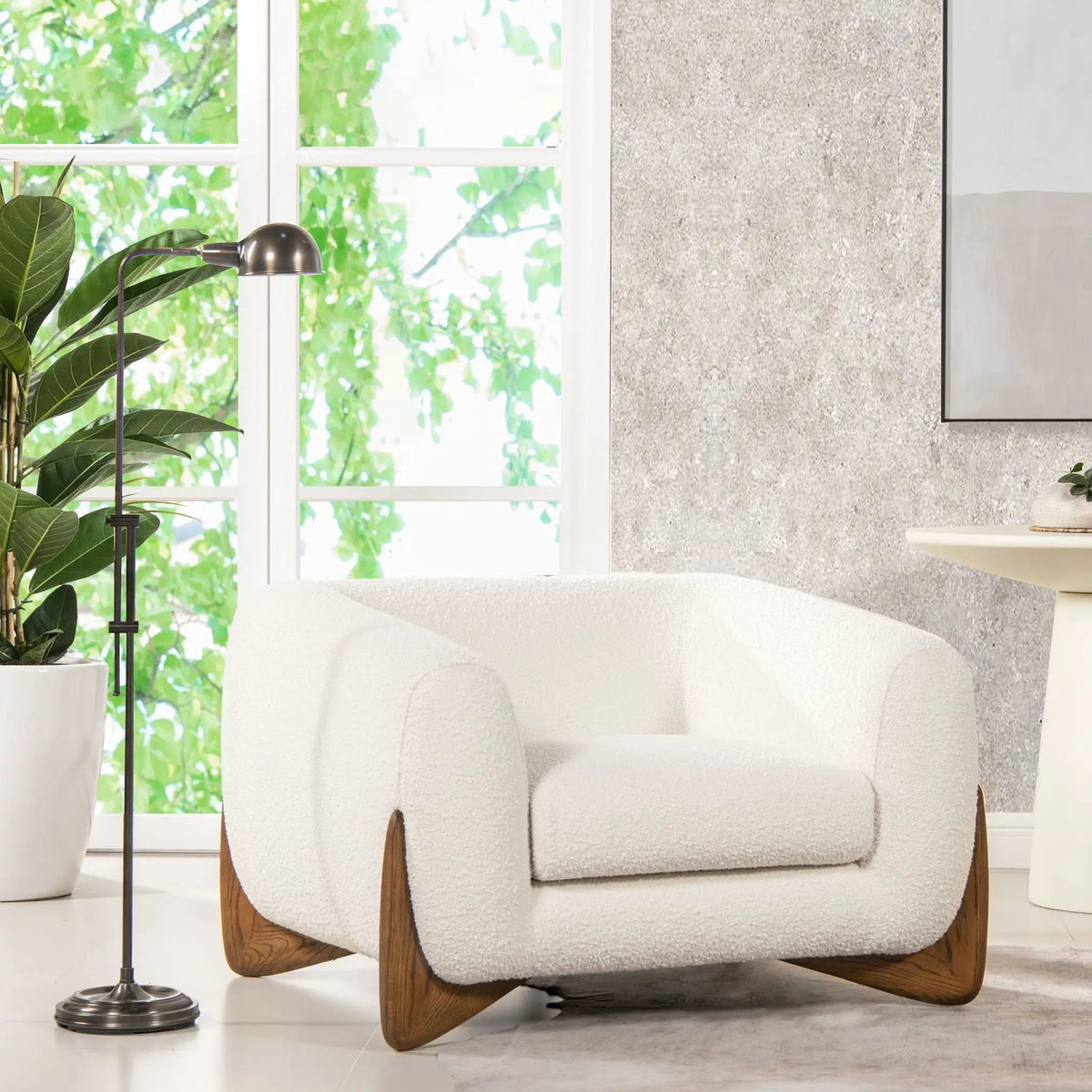 Alpine Arm Chair | Ideal Lounging Depth | Removable Seat Cushion | Sinuous Spring Support