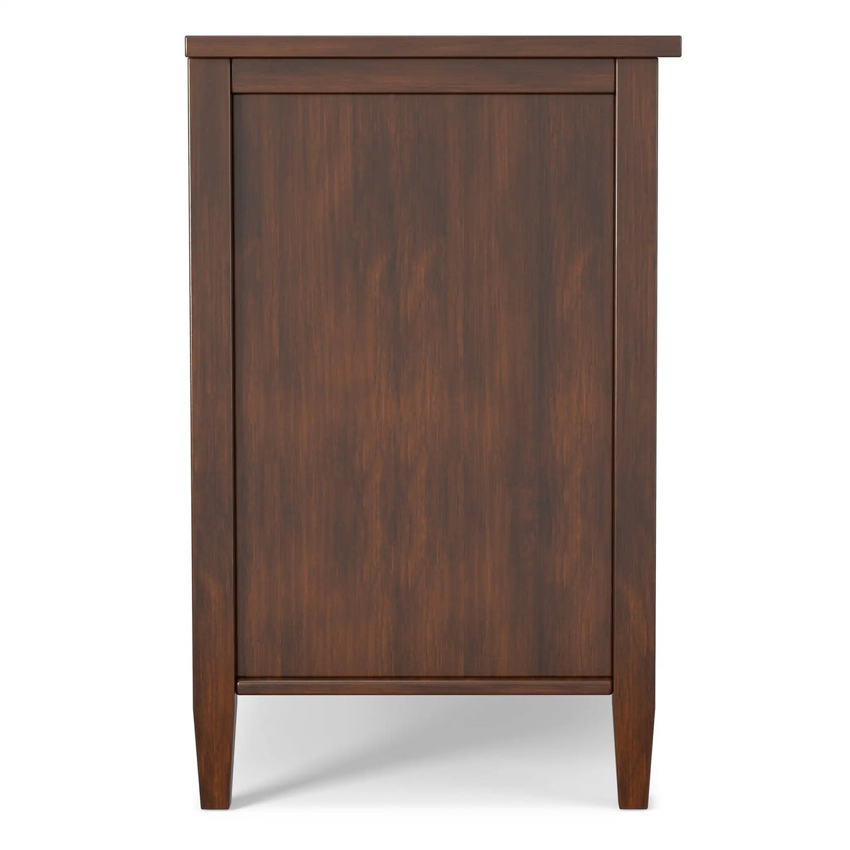 Warm Shaker Transitional TV Media Stand | Handcrafted Solid Wood | Fits TVs Up To 50 Inch | Tall Design