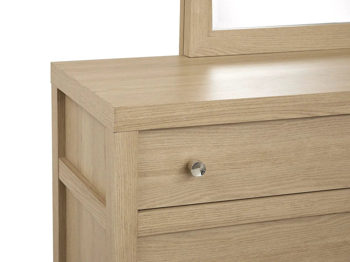 Merrifield Double Drawer Dresser | 4 Pieces | Oak Veneer | Bedroom