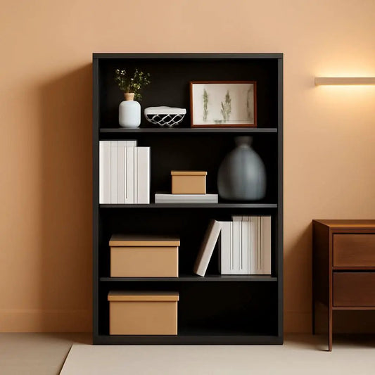Vasagle Custos 3 Tier Ebony Bookshelf With Adjustable Shelves from PriceLows™
