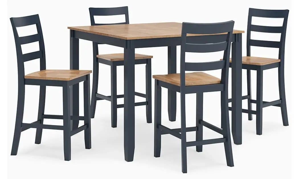 Gesthaven Dining Room Counter Table Set | 2 Pieces | Wood | Dining Room