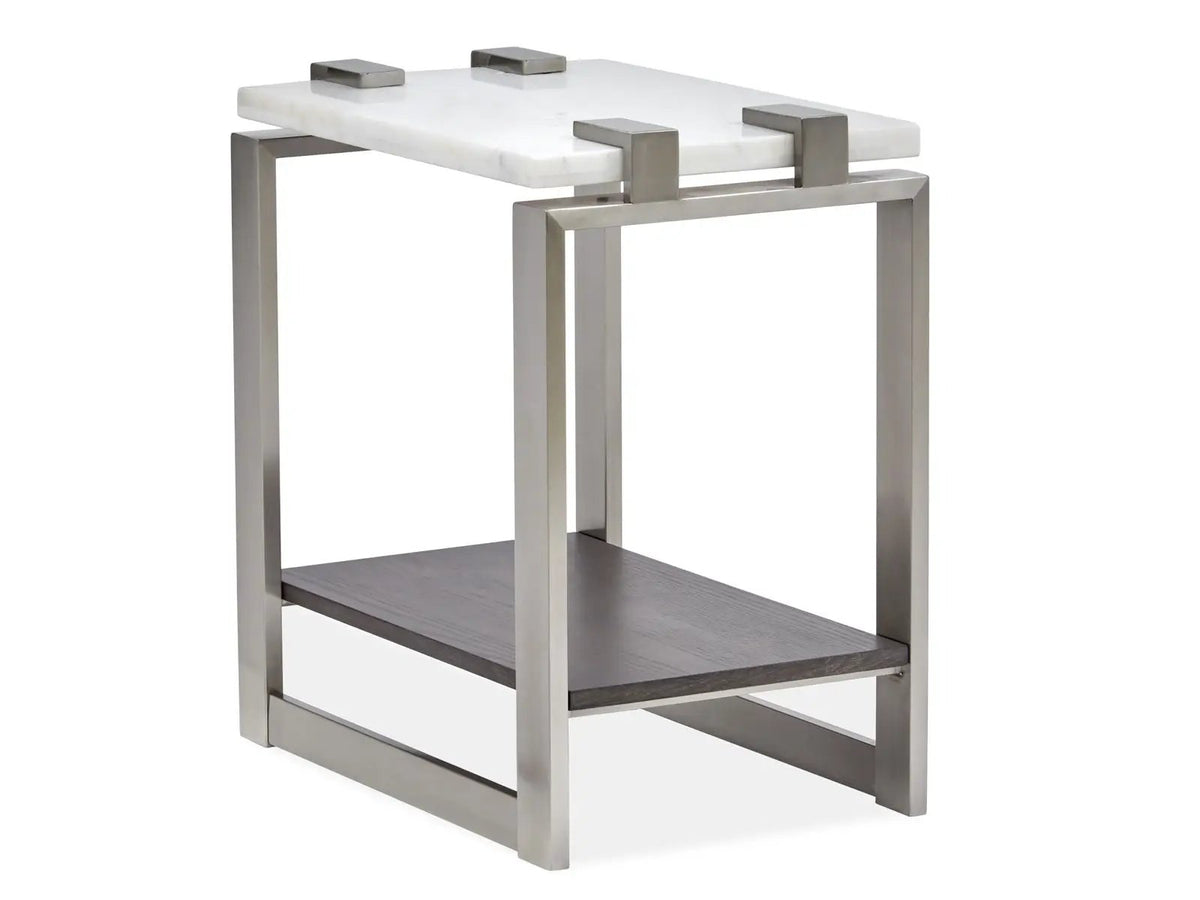 Paradox Rectangular End Table | 26 Inch Length | Modern Lifestyle Design | 24 Inch Height