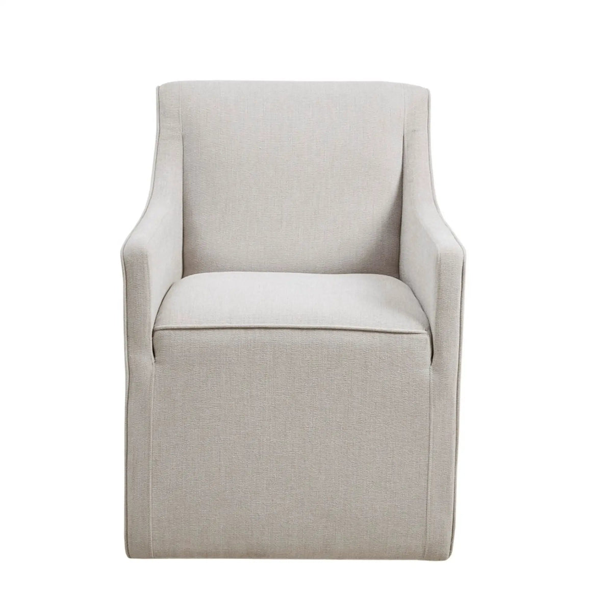 Traditional Dining Armchair | Upholstered | Fully Assembled | Gray