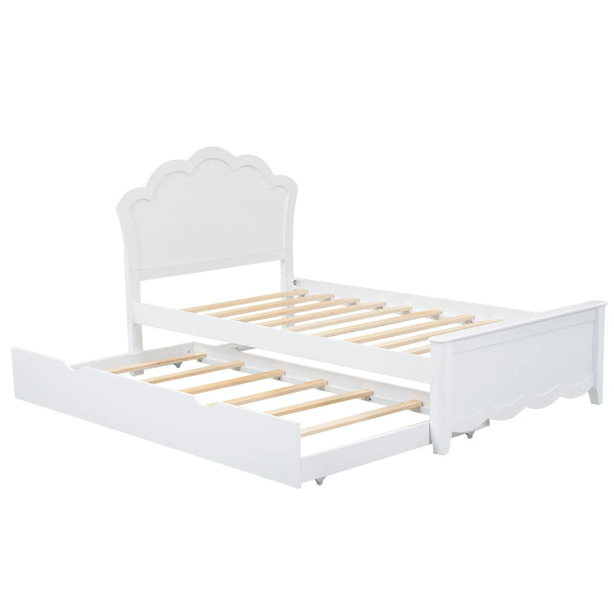 Platform Bed | Solid Pine | Headboard | Footboard | Twin Trundle