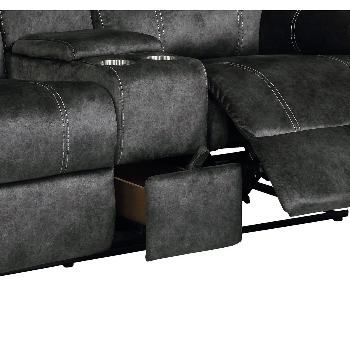 Sonet Domino Recliner Reclining Loveseat | 2 Pieces | Fabric | Living Room