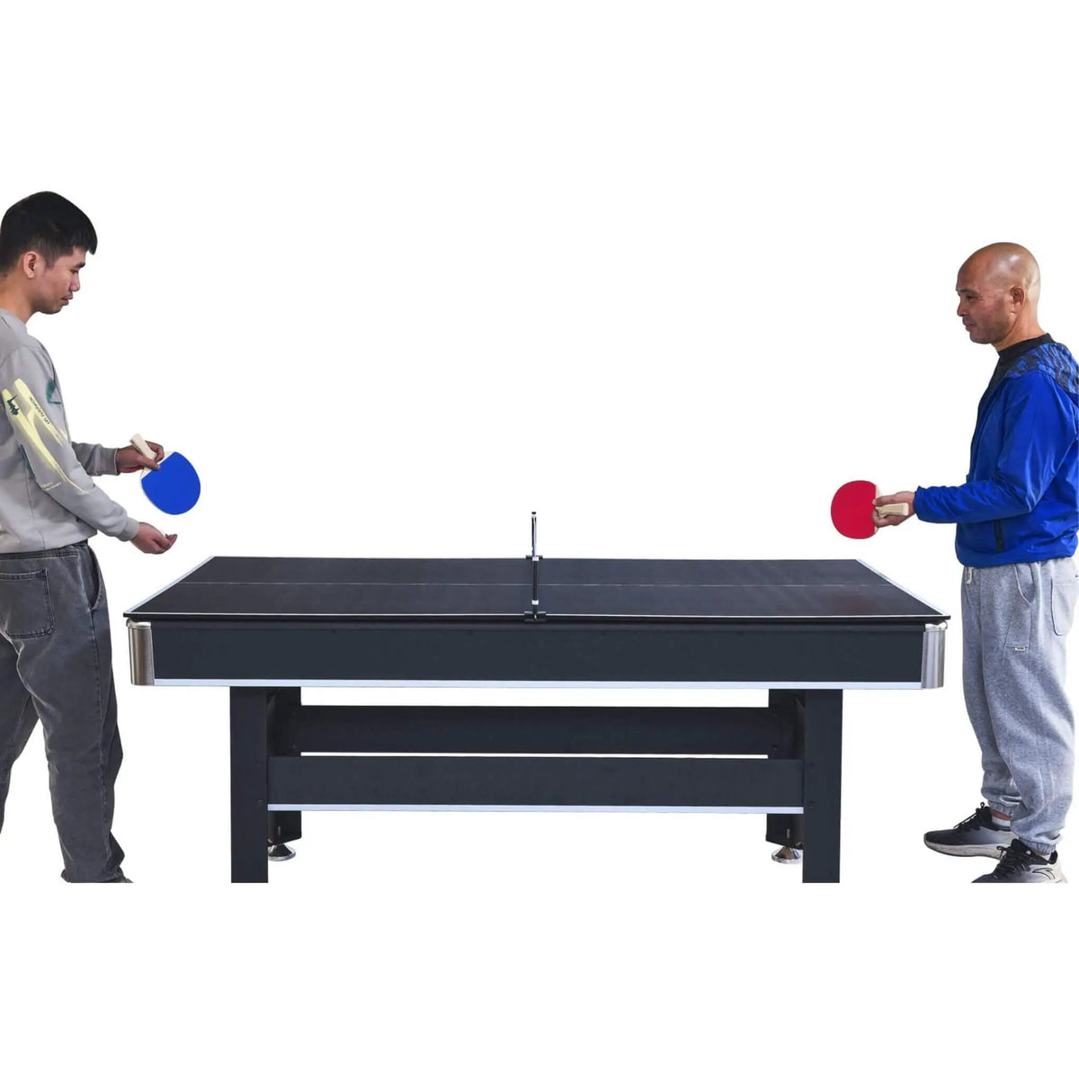 Multifunctional Pool Table | 6FT Wooden Design | Removable Table Tennis Top | Rubber Cushions