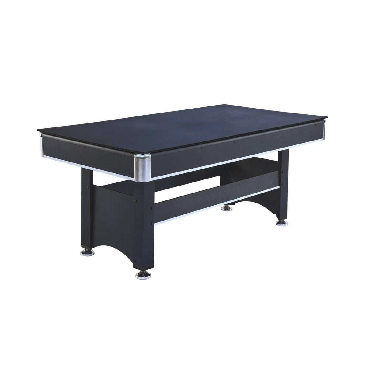 Multifunctional Pool Table | 6FT Wooden Design | Removable Table Tennis Top | Rubber Cushions
