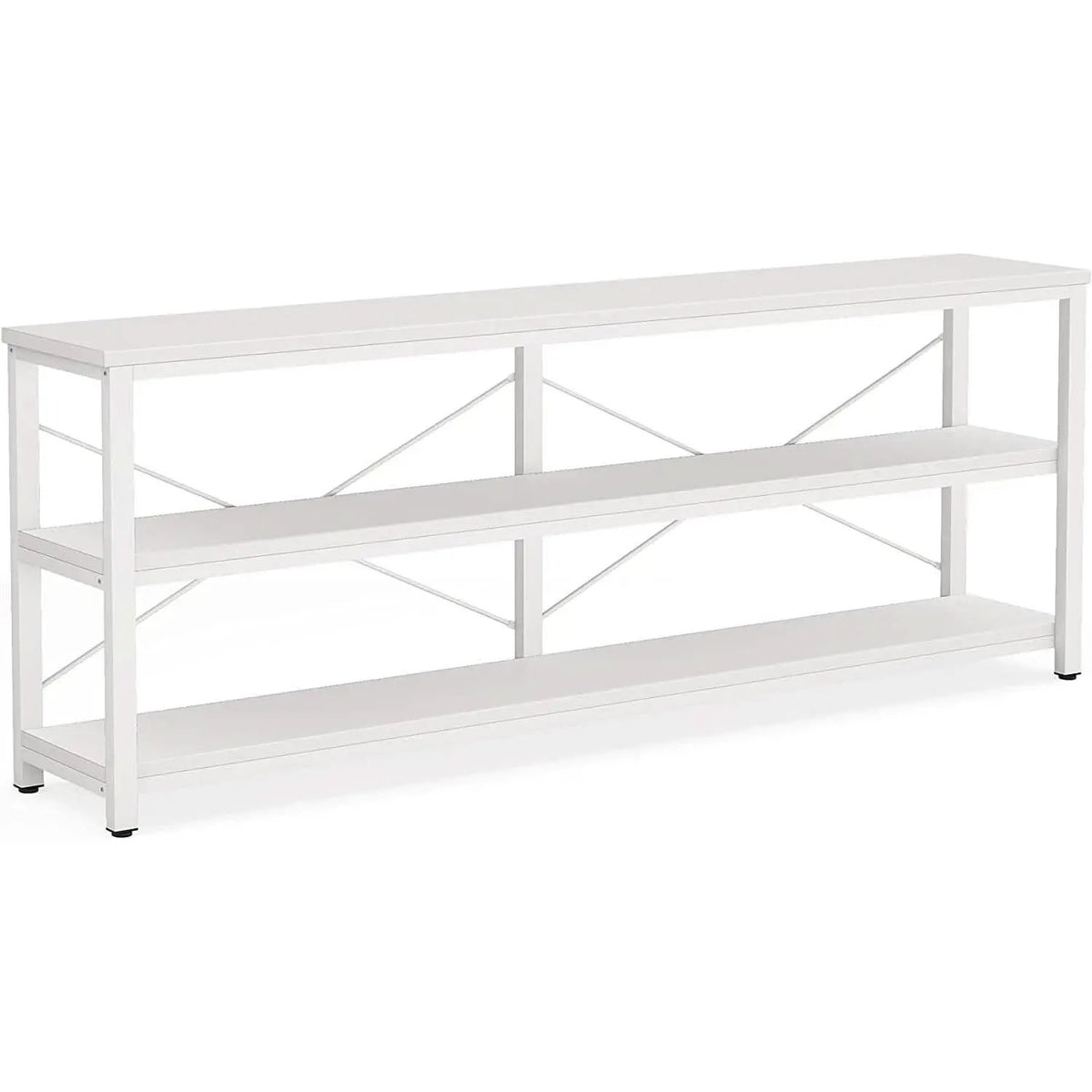 70.8 Inch Long Industrial TV Console With 3 Shelves from PriceLows™