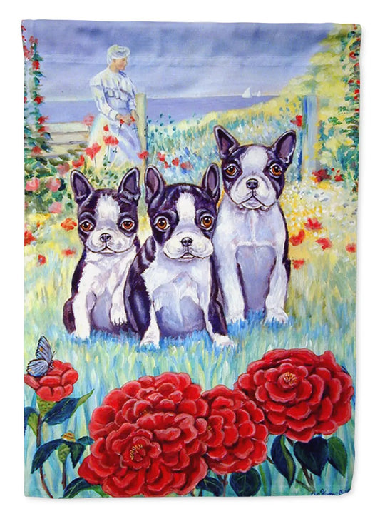 Boston Terrier Trio Garden Flag Mailbox Decorative Yard Banner Outside Patio Artwork for Flower Beds, Garden Size, Multicolor from PriceLows™