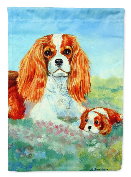 Cavalier Spaniel Momma's Love Garden Flag Mailbox Decorative Yard Banner Outside Patio Artwork for Flower Beds, Garden Size, Multicolor from PriceLows™