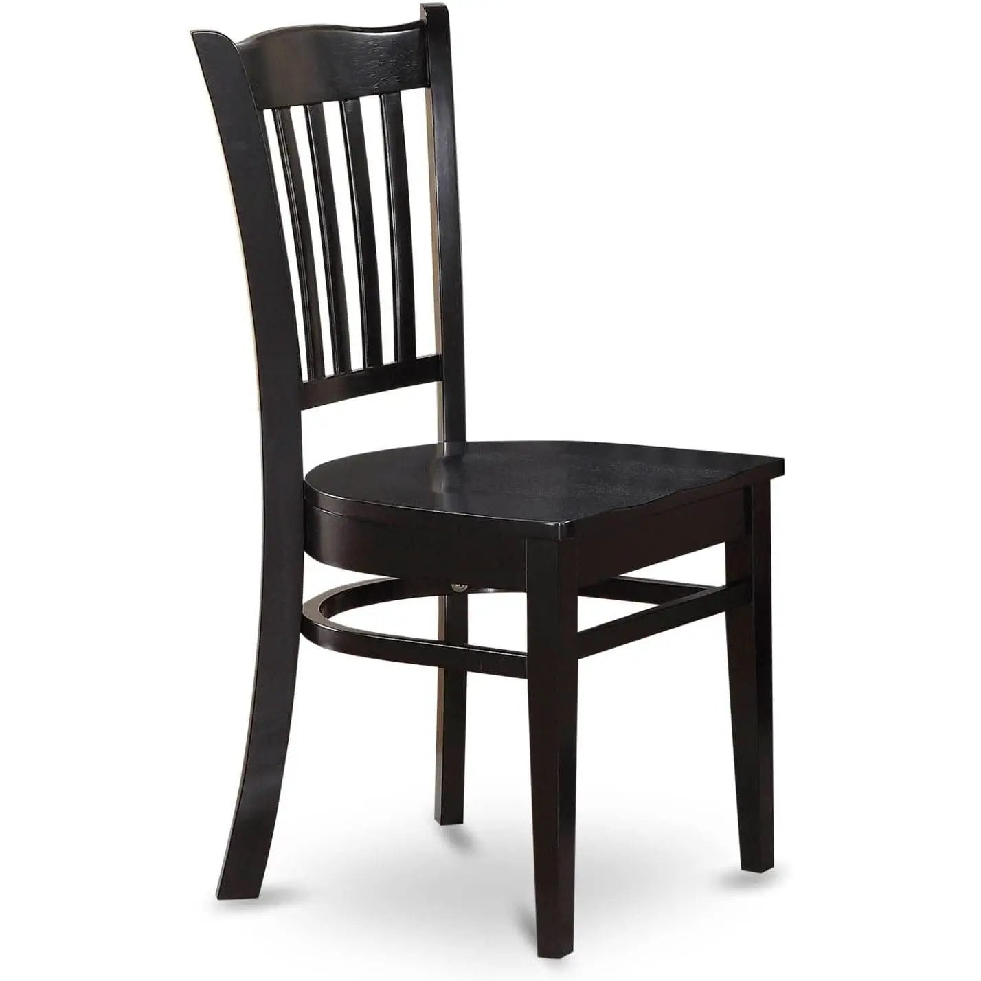 Black Round Dining Table Set 3 Piece Wood Dining Chairs from PriceLows™