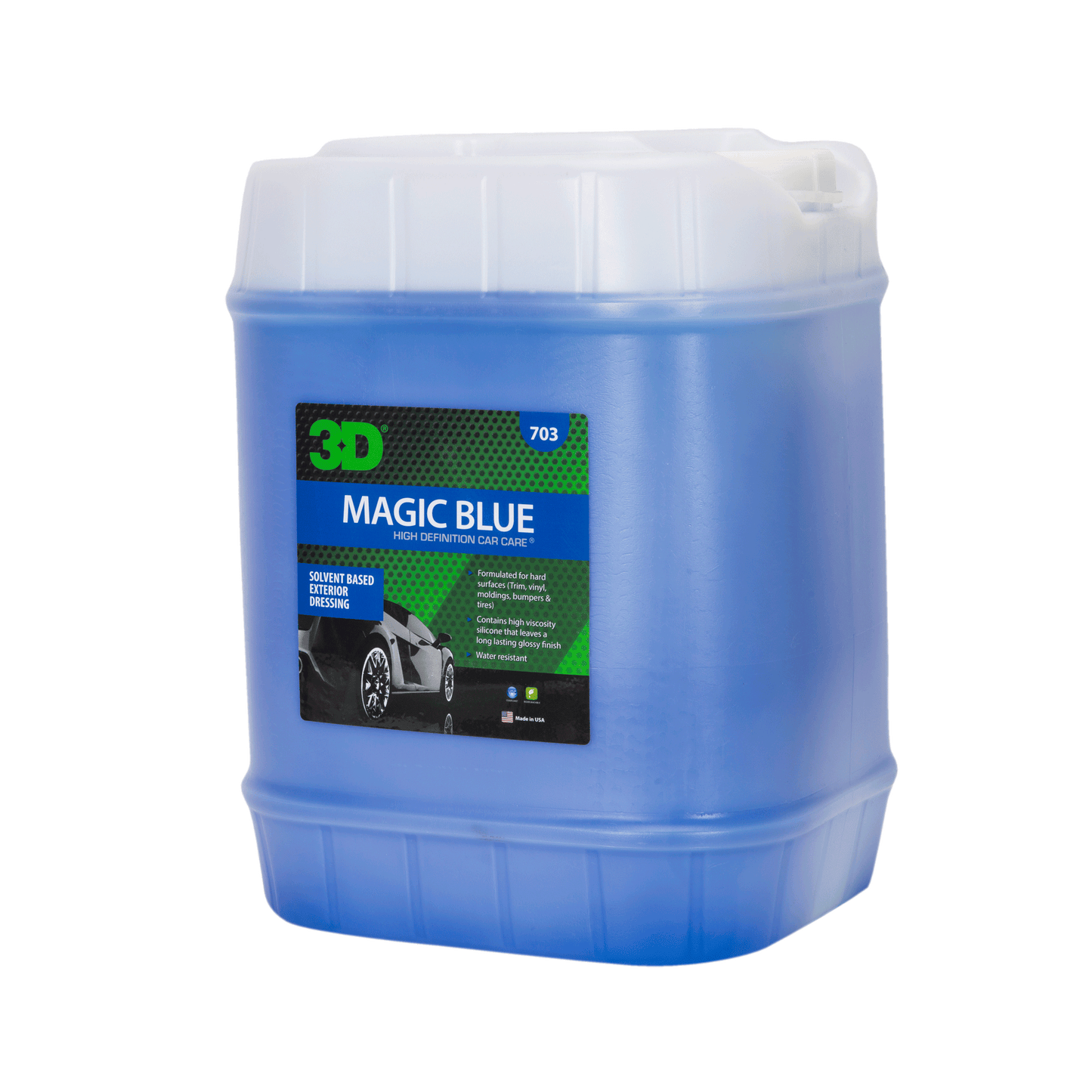 3D MAGIC BLUE TIRE DRESSING 5 GAL. from PriceLows™
