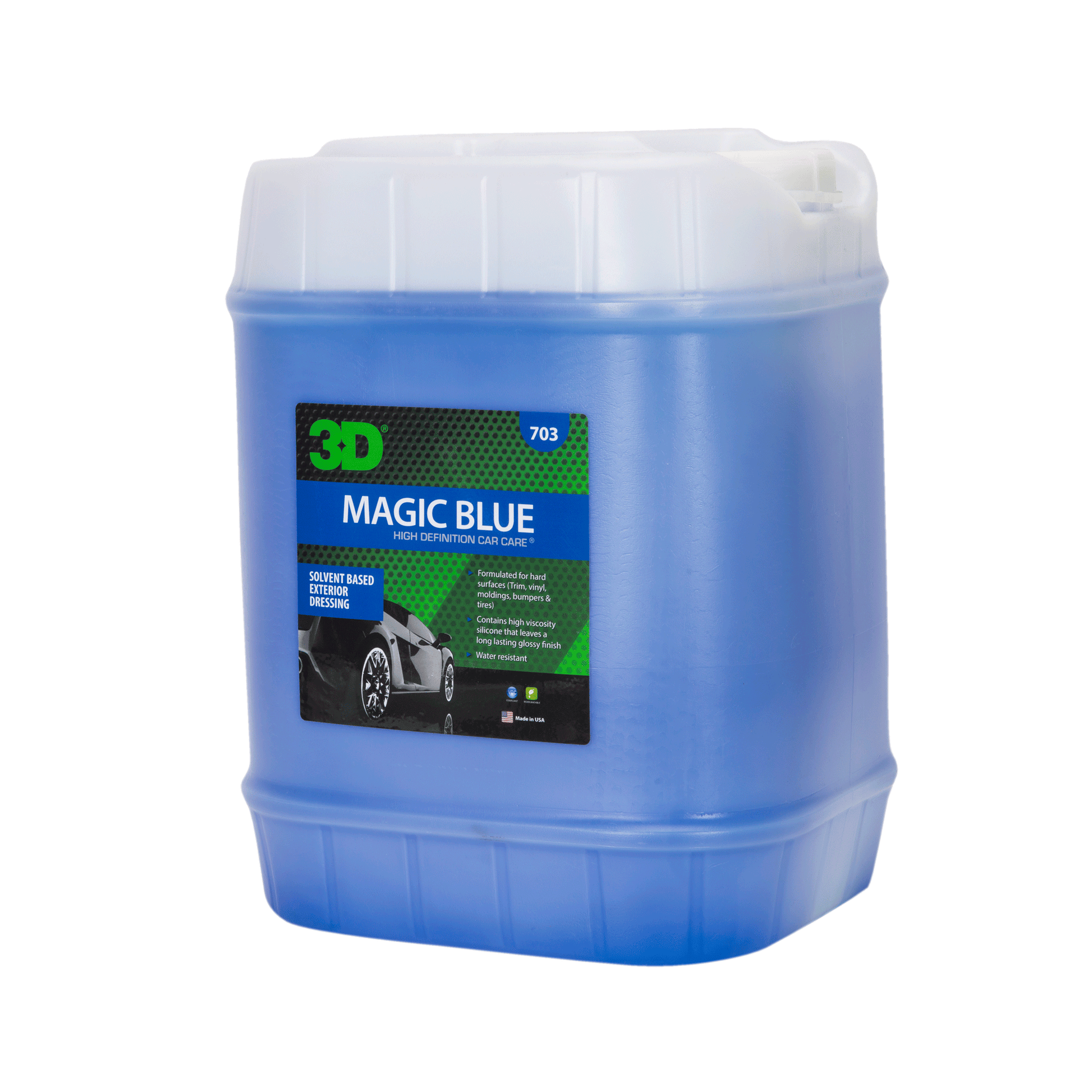 3D MAGIC BLUE TIRE DRESSING 5 GAL. from PriceLows™