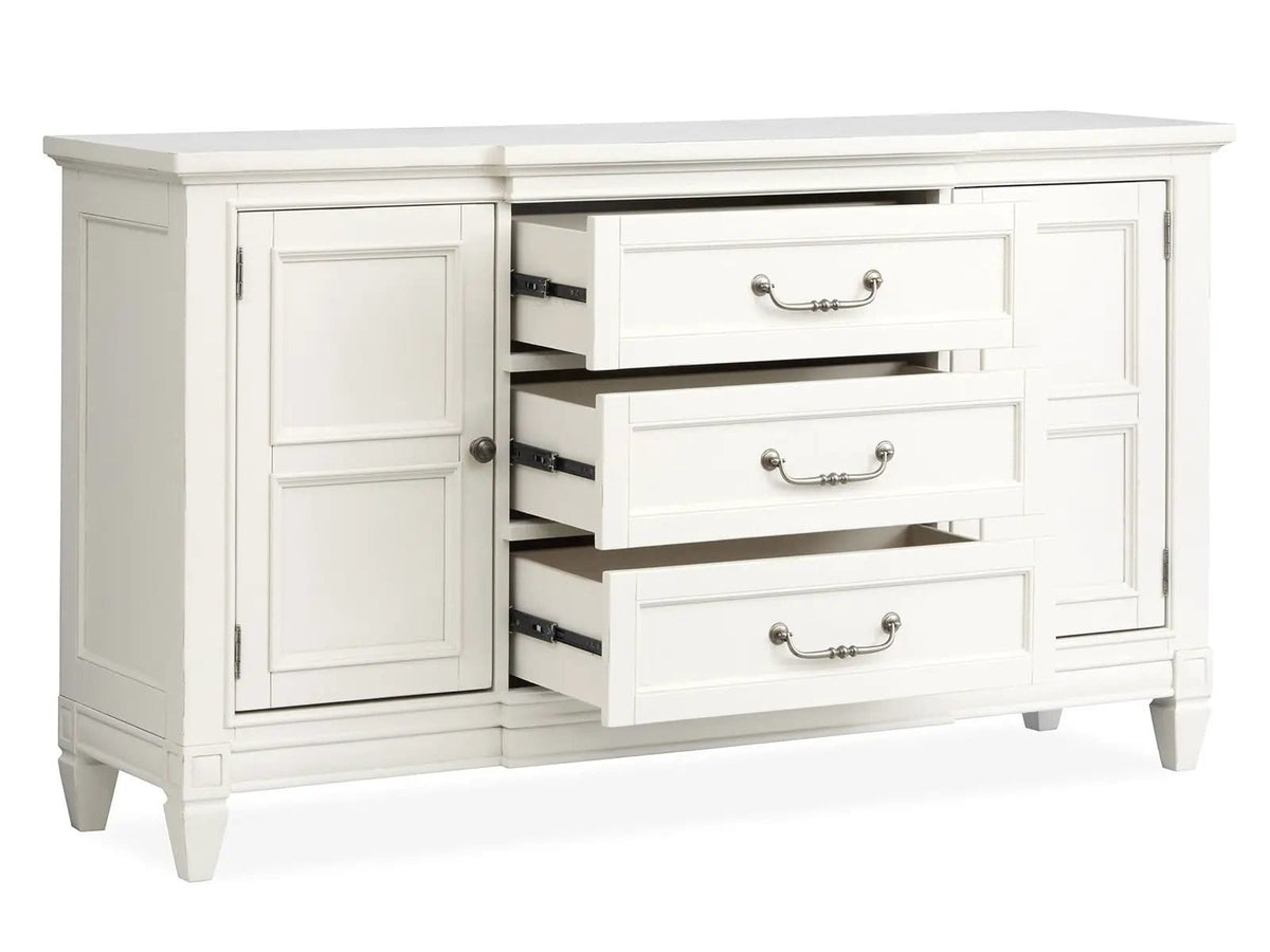 Willowbrook Buffet | 18 x 64 x 36 in | Veneer & Wood | Egg Shell White