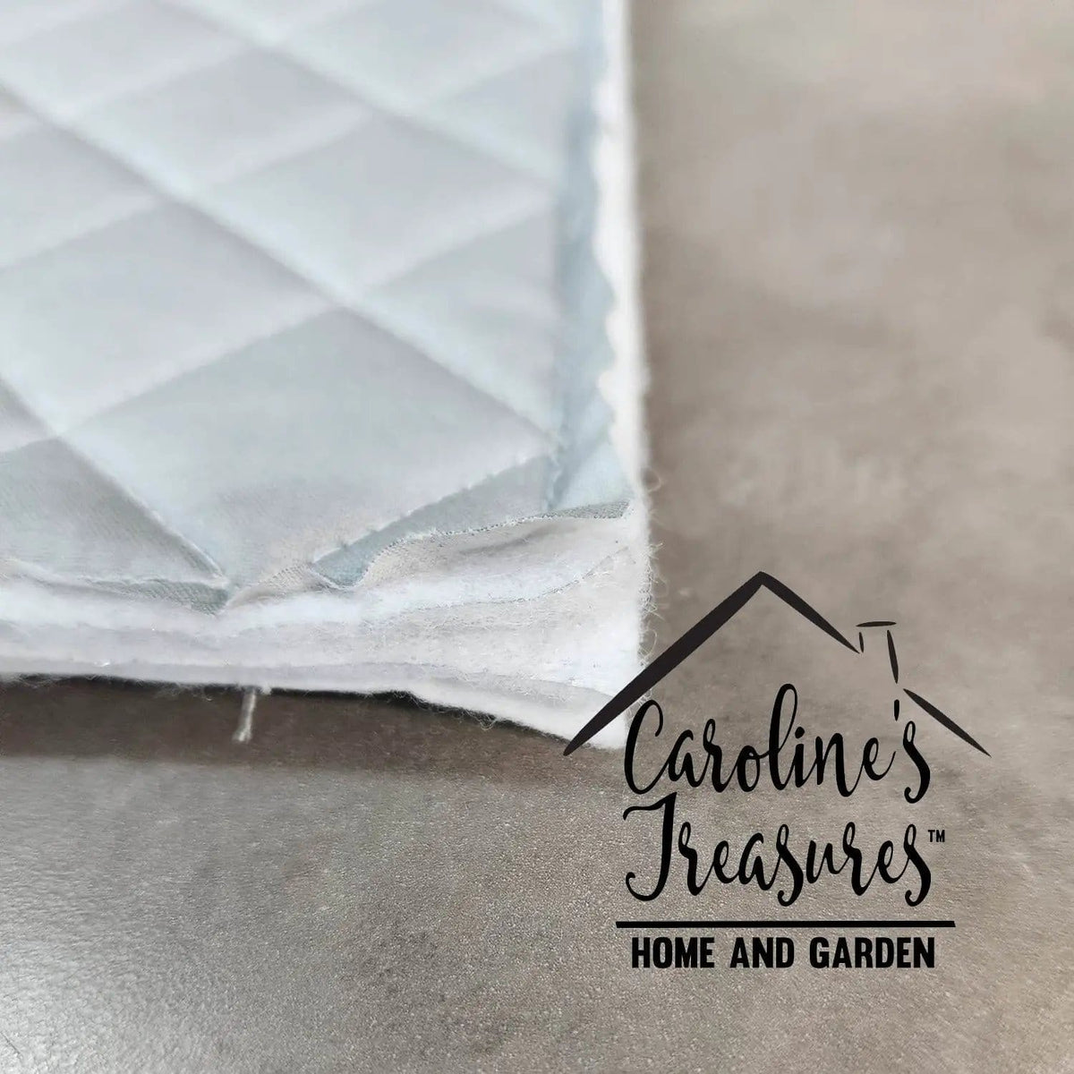 Pot Holder Set of 2 | Heat Resistant Quilted Hot Pads | 7.5 x 7.5 Inch | Sable Shelties Double Trouble