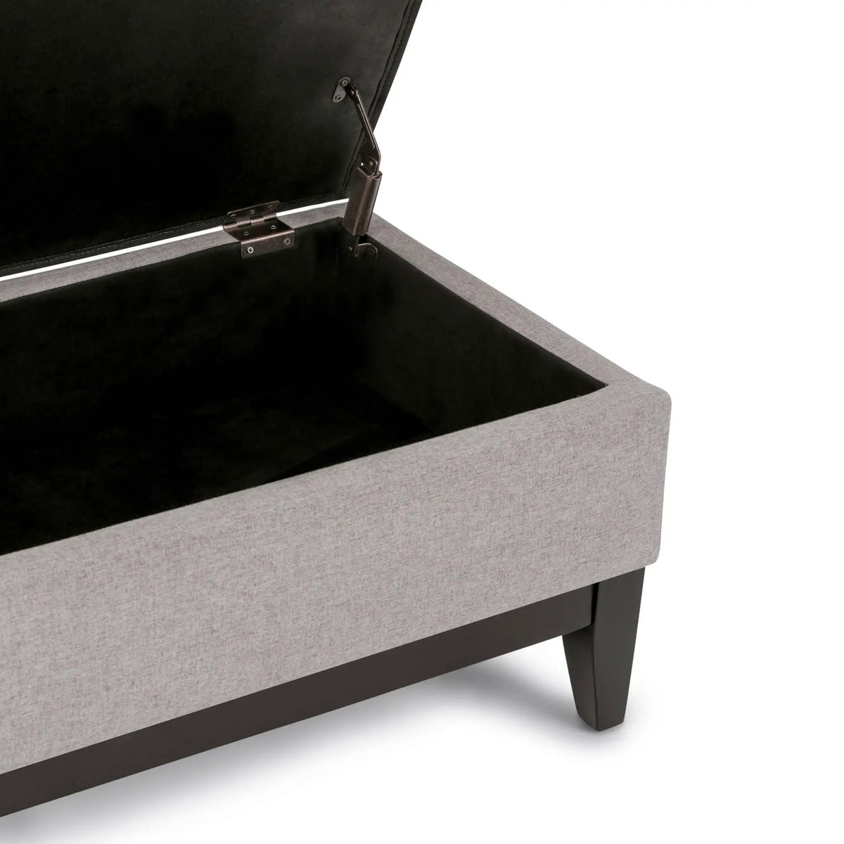 Oregon Contemporary Storage Ottoman Bench | Serving Tray | Lift Open Lid | Child Safety Hinge