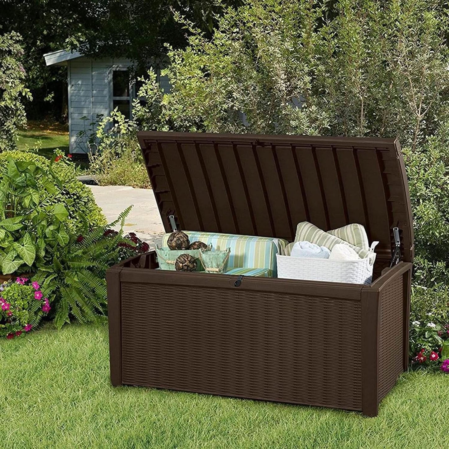Outdoor Waterproof Storage Deck Box for Garden Use from PriceLows™