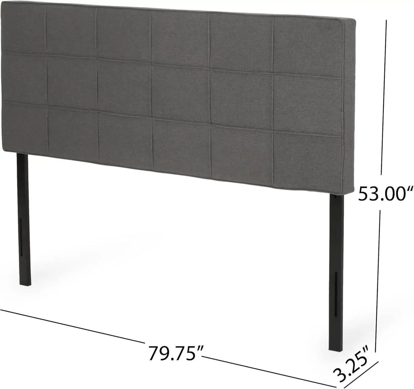 King Size Upholstered Headboard with Adjustable Modern Design from PriceLows™