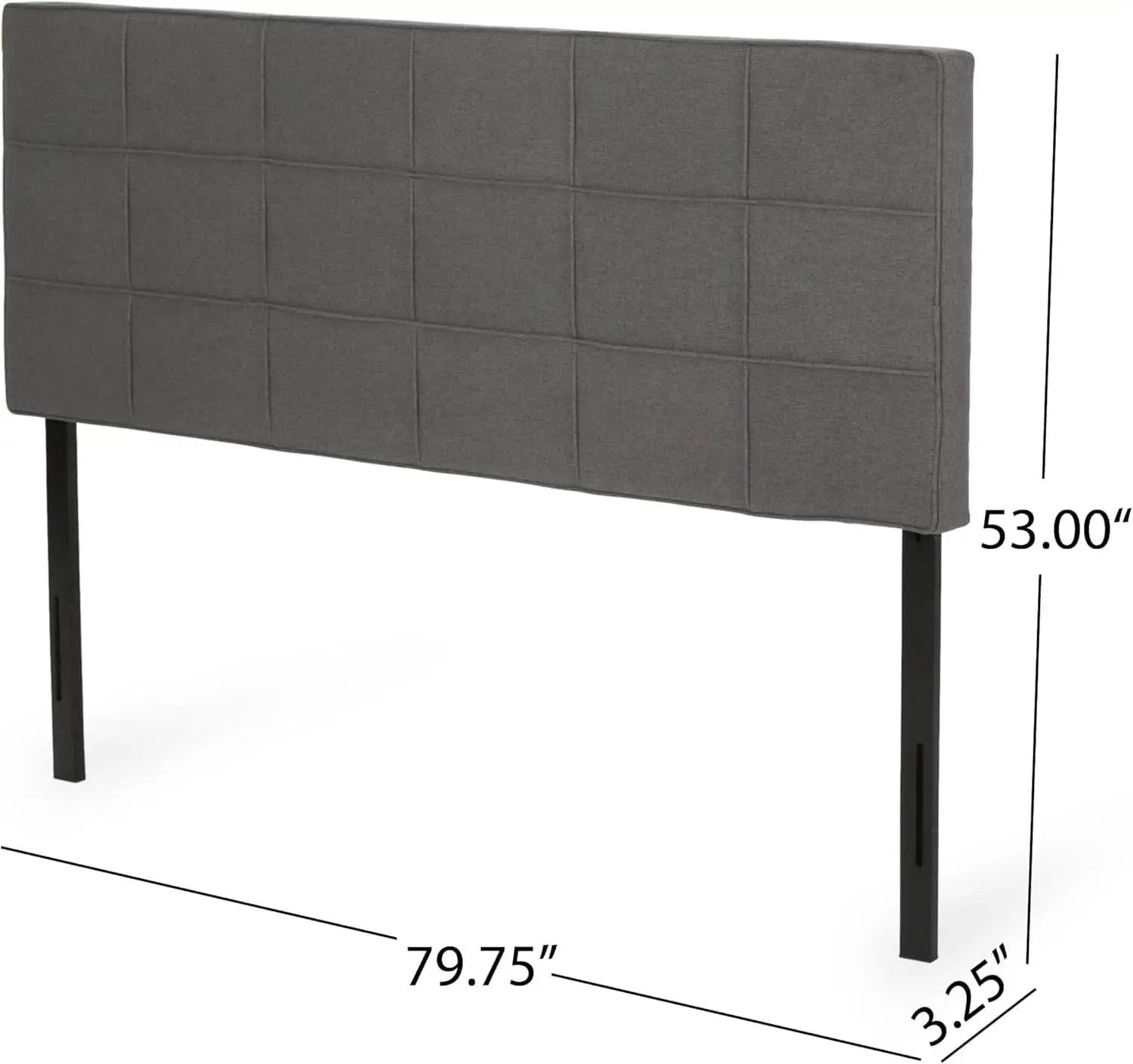 King Size Upholstered Headboard with Adjustable Modern Design from PriceLows™