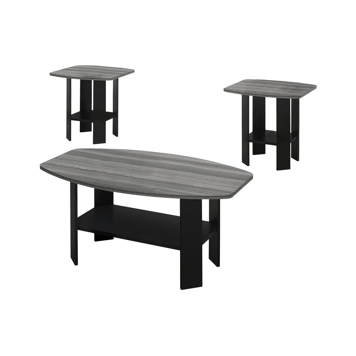 Coffee End And Accent Table Set | Set Of 3 | Wood-Look Finish | Child And Pet Safe
