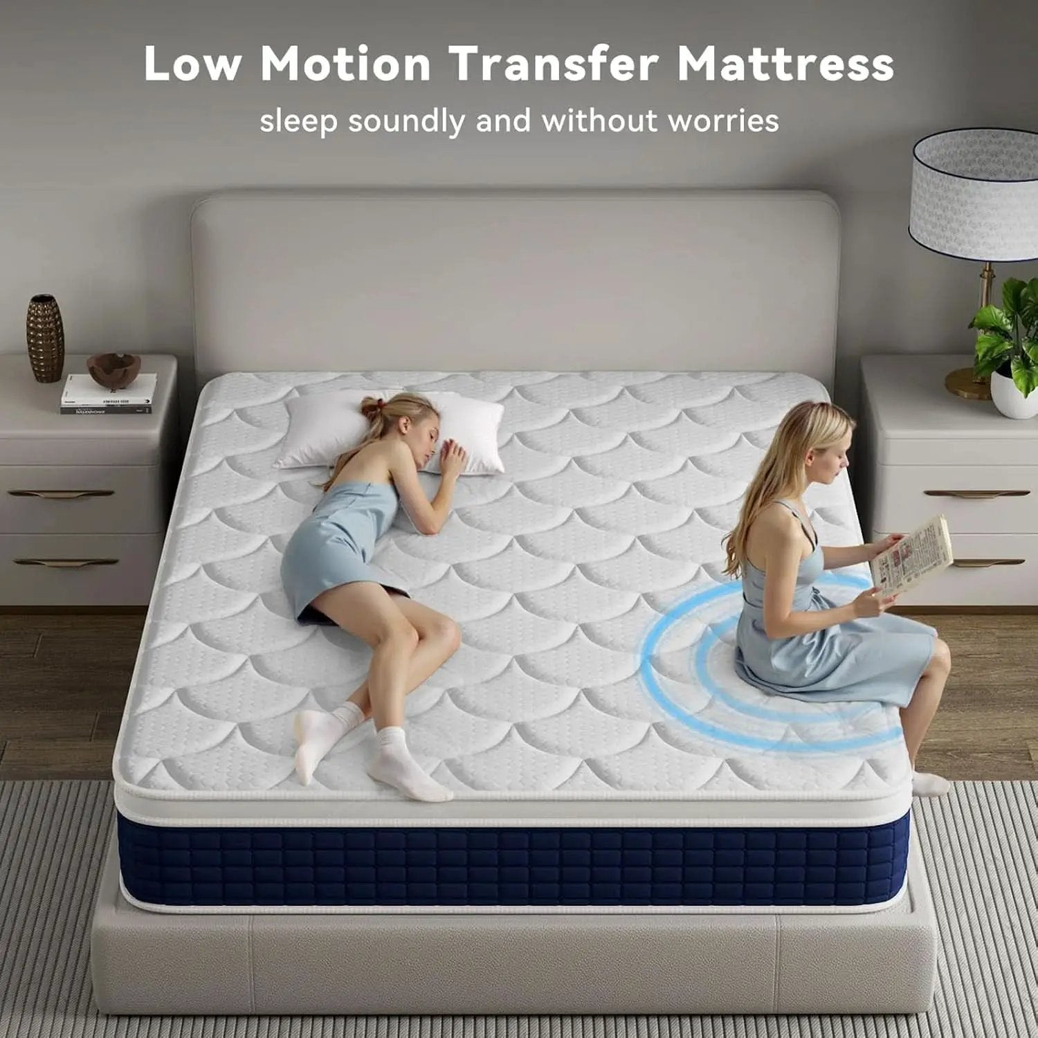 Queen Hybrid Mattress Gel Memory Foam Certipur US Certified from PriceLows™
