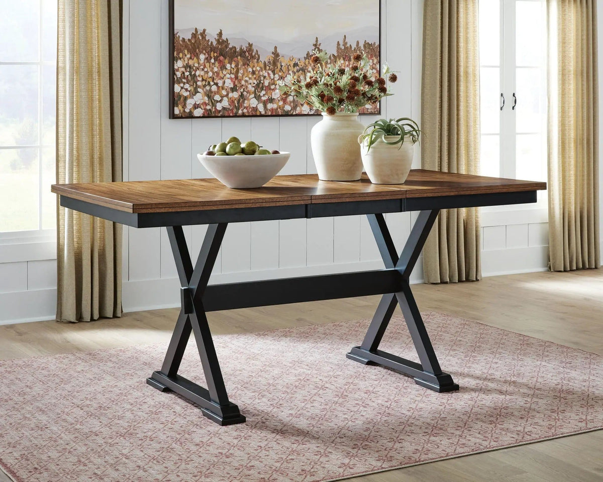 Wildenauer Dining Room Extension Table | 2 Pieces | Dining Room Furniture | Dining Room