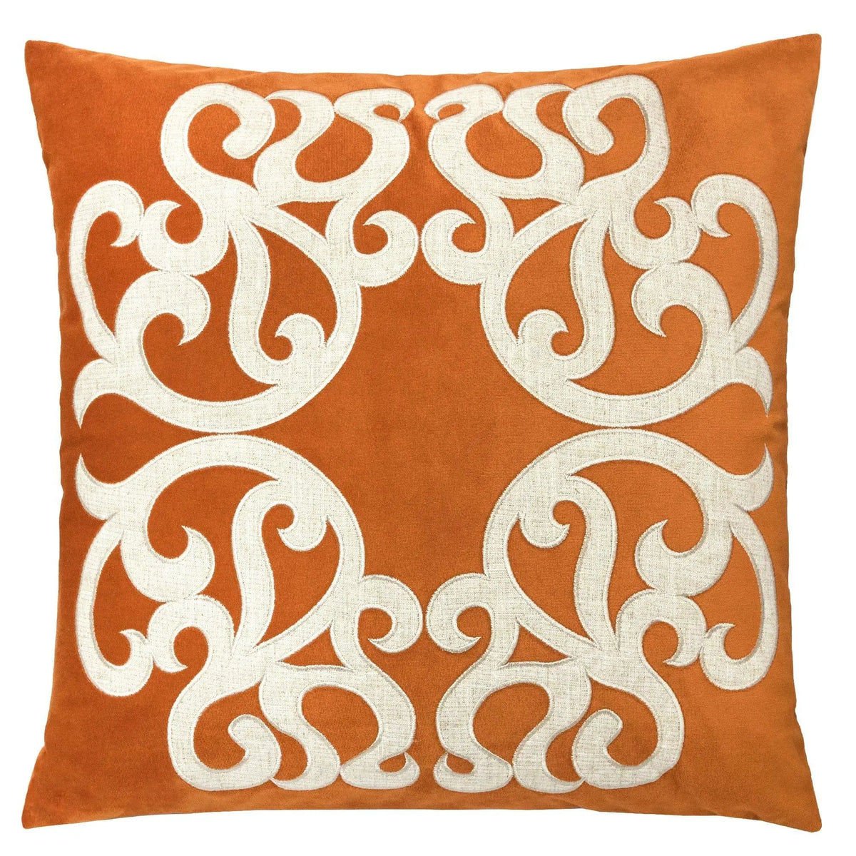 Pillow Cover | Vintage Vine Pattern | Hidden Zipper | Matching Back