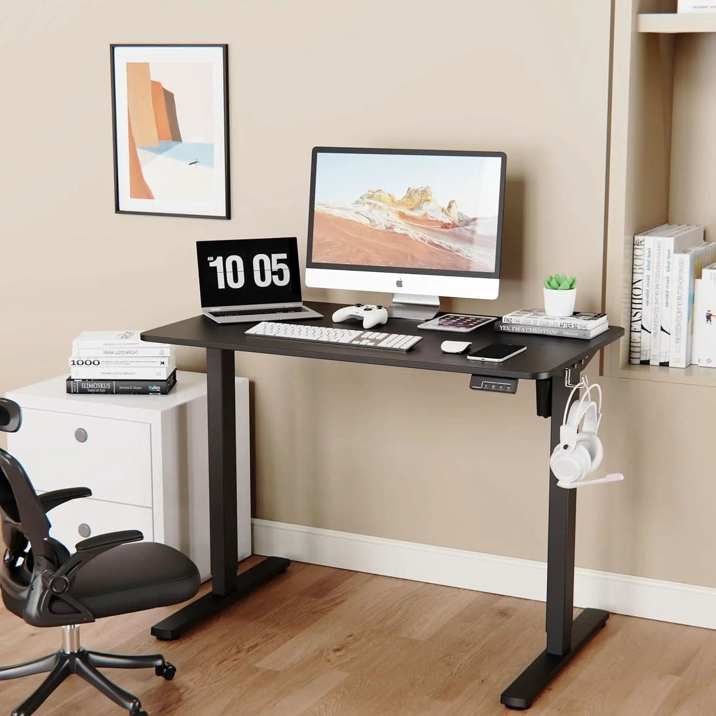 40x24 Inch Electric Standing Desk With Memory Presets Black from PriceLows™