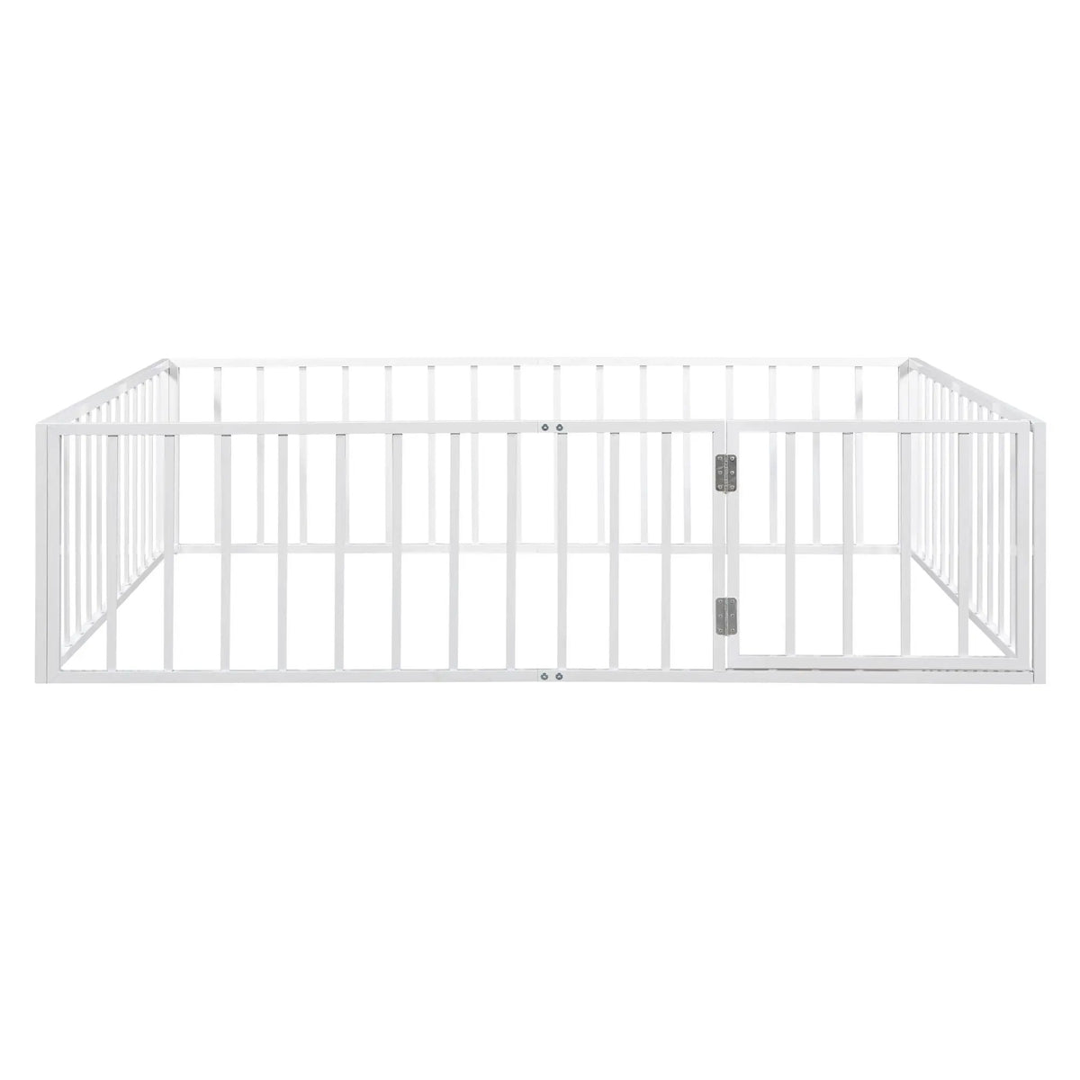 Metal Floor Bed Frame | Raised Fence Gate | Low Platform Design