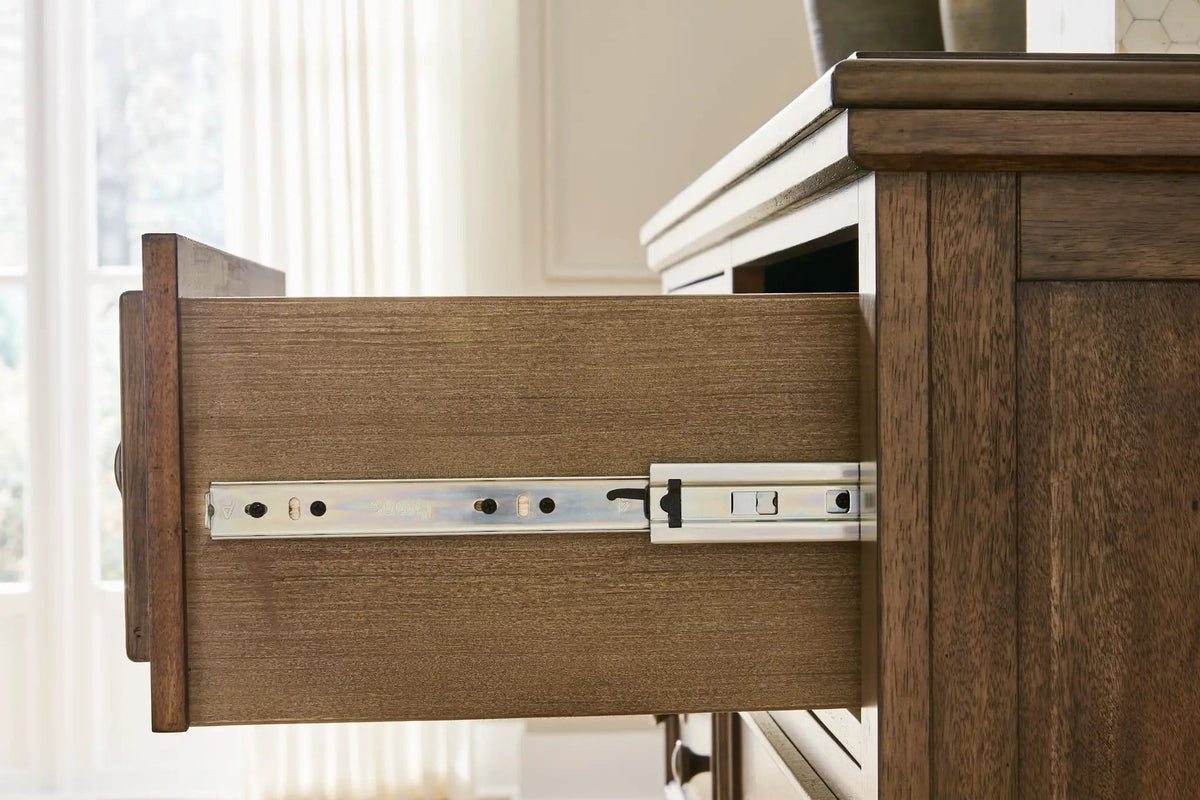 Sturlayne Dresser And Mirror | Dresser & Mirror | Mdf | Brown