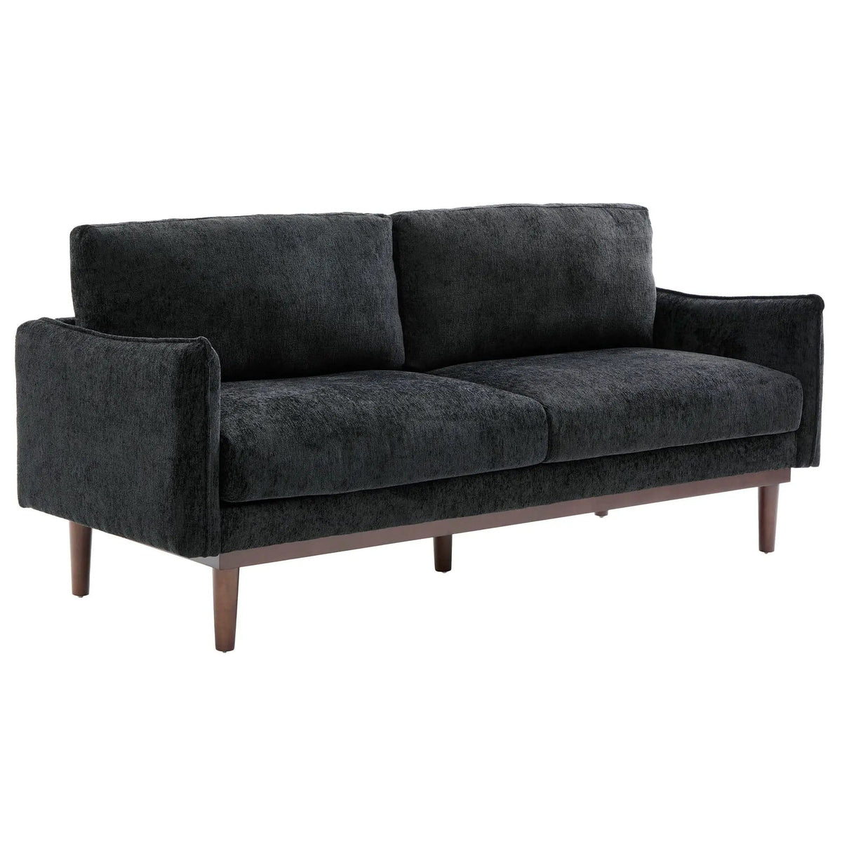 Loveseat Sofa With Spacious Seating | 2 Pieces | Fabric & Wood | Living Room