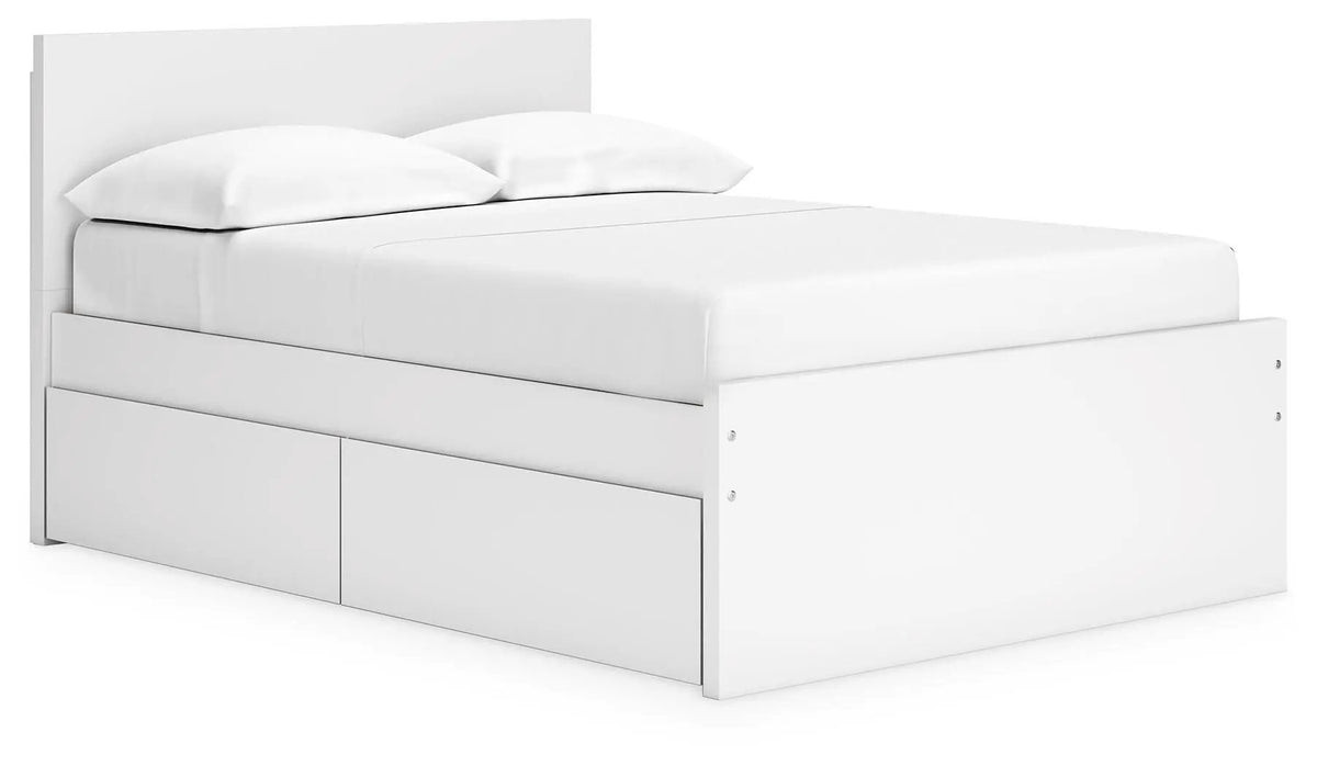 Onita Panel Platform Bed | Minimal Design | Ultra-Clean Lines | Easy-Elegant Solid Finish