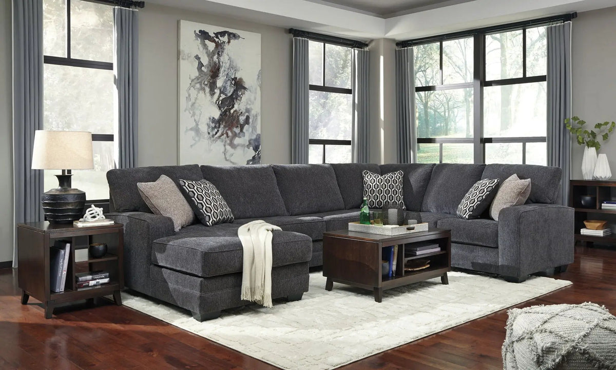 Sectional Sofa | 3 Piece Set | Left Arm Facing Corner | Deep Seat